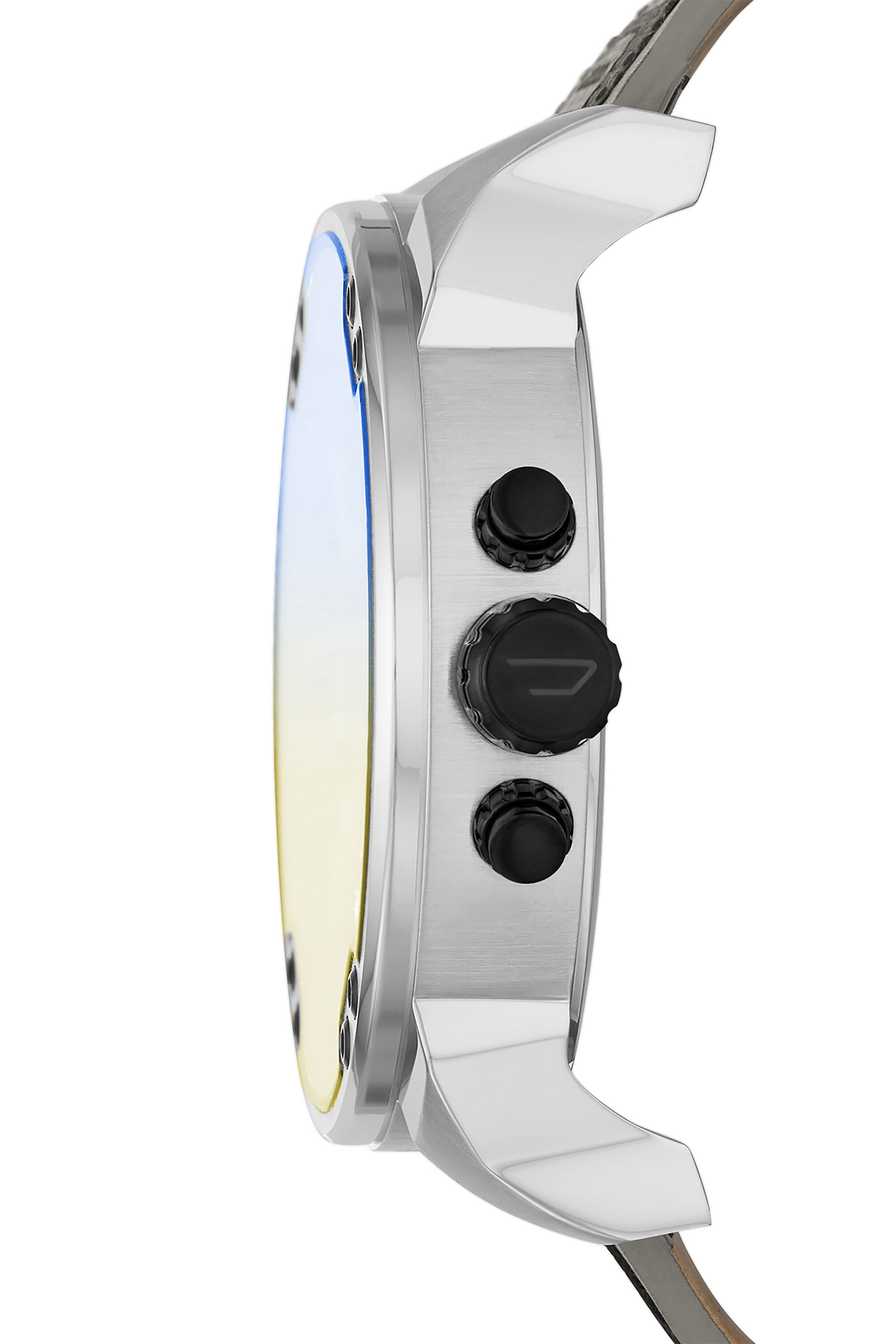 Diesel - DZ7429, Montre Mr Daddy 2.0 à deux aiguilles en nylon noir Homme in Gris - 3