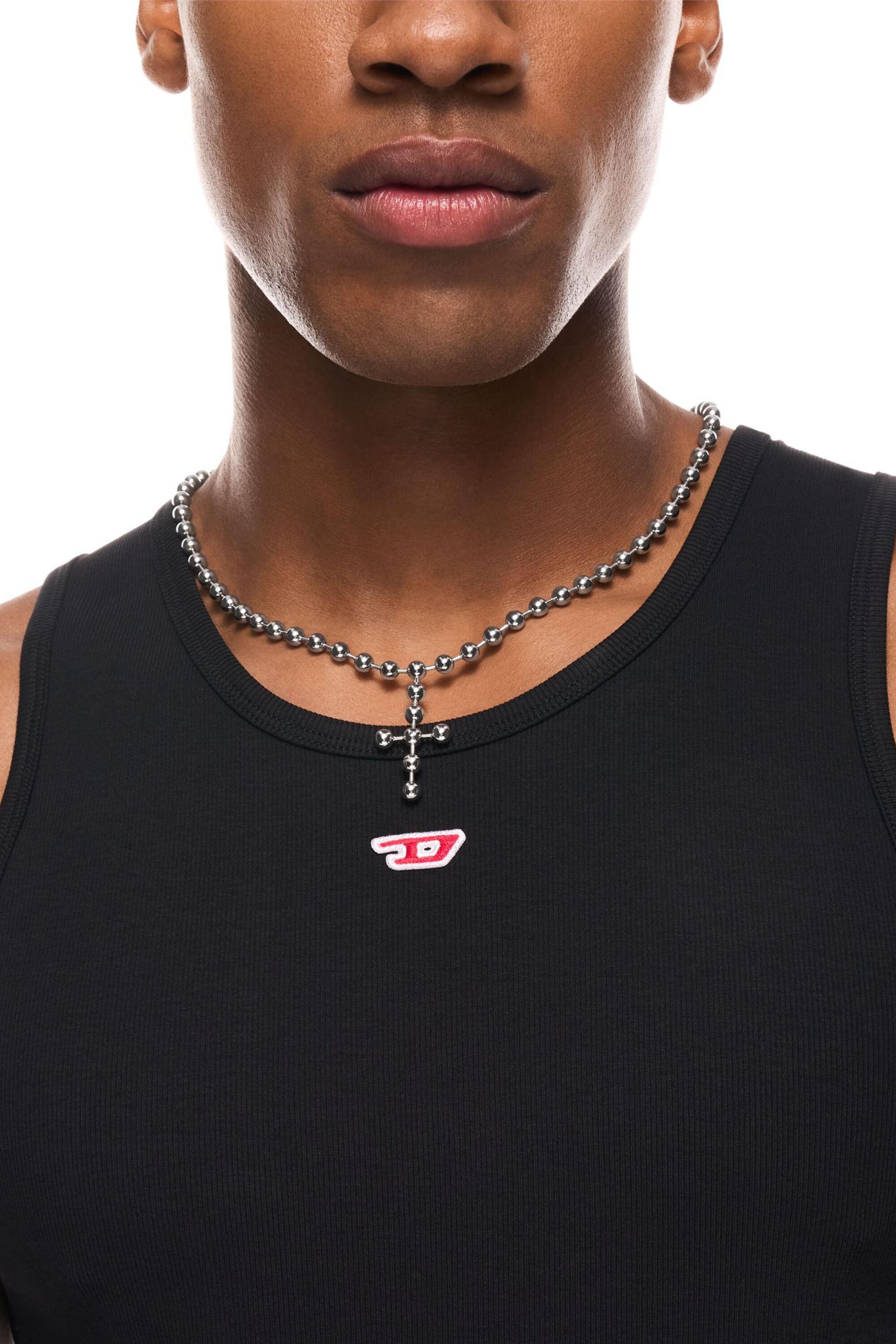 Women's Stainless Steel Chain Necklace | Silver | Diesel