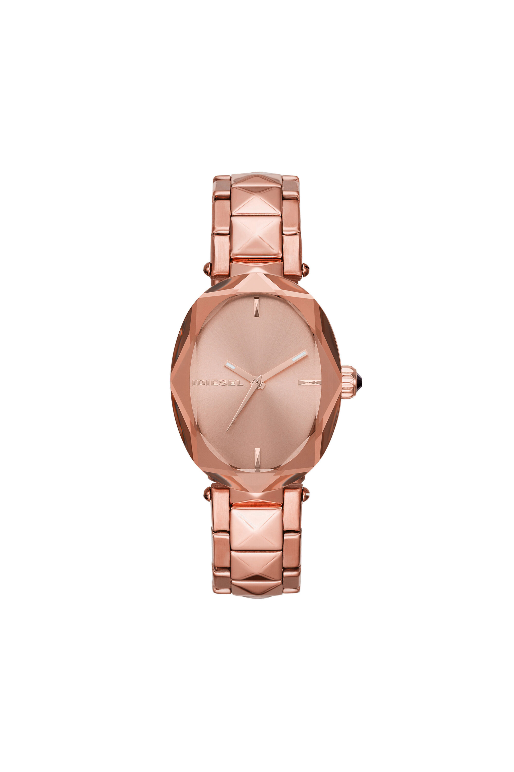 Diesel - DZ5580, Woman's Jules three-hand watch in rose gold-tone stainless steel in Nude - 1