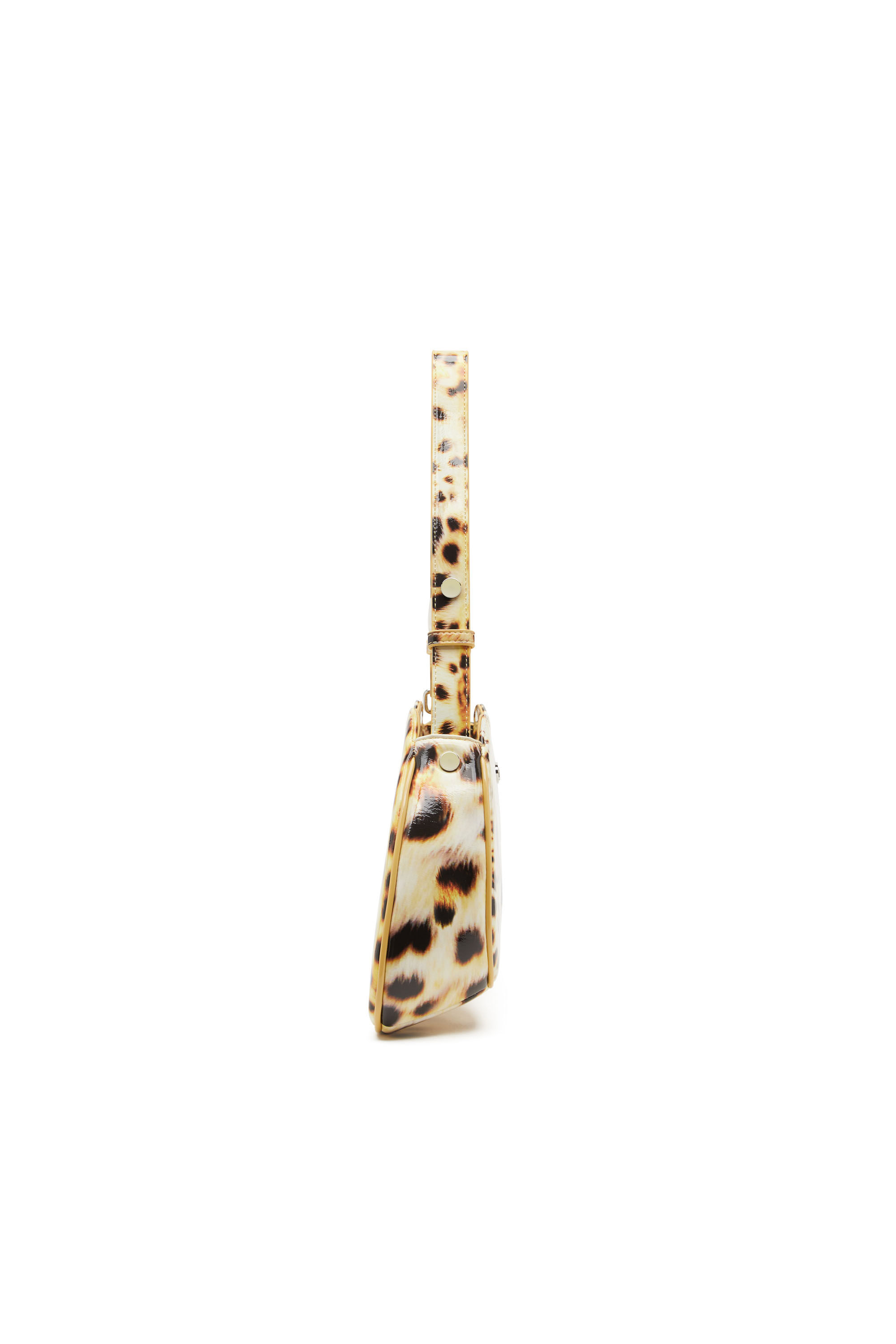 Diesel - PLAY SHOULDER, Play-Sac à bandoulière brillant Femme in Jaune - 4