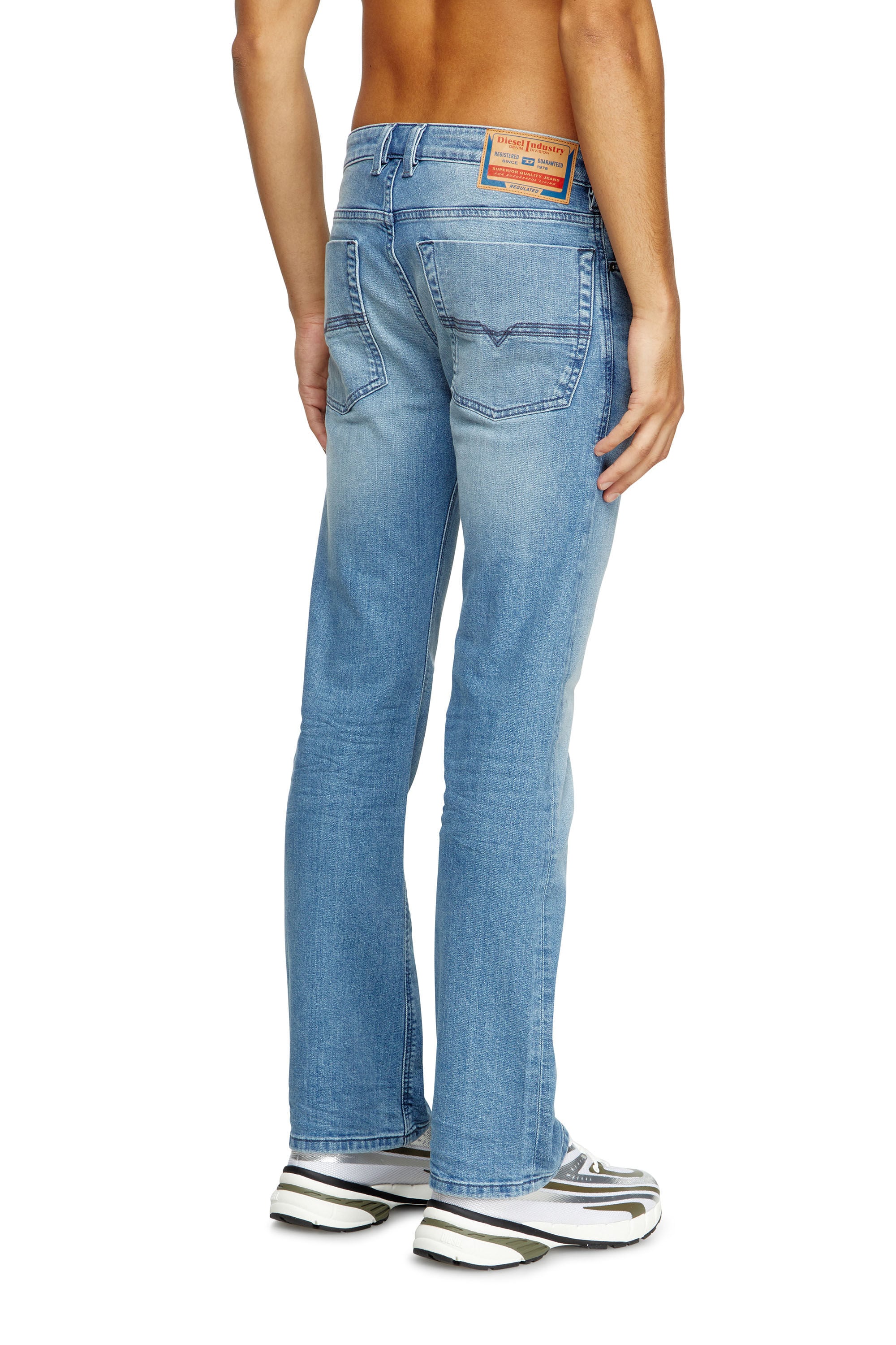 Men's Bootcut Jeans | Low Waist 2007 ZatinyLight Blue | Diesel US