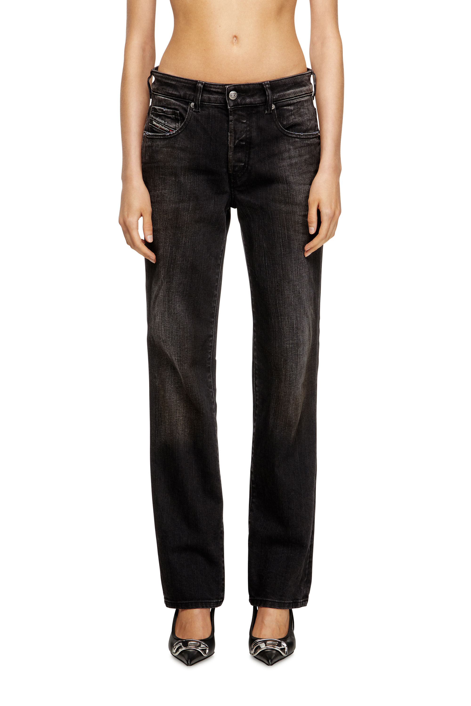 Diesel - Female's Regular Jeans 1989 D-Mine 09M75, Black/Dark Grey - 3