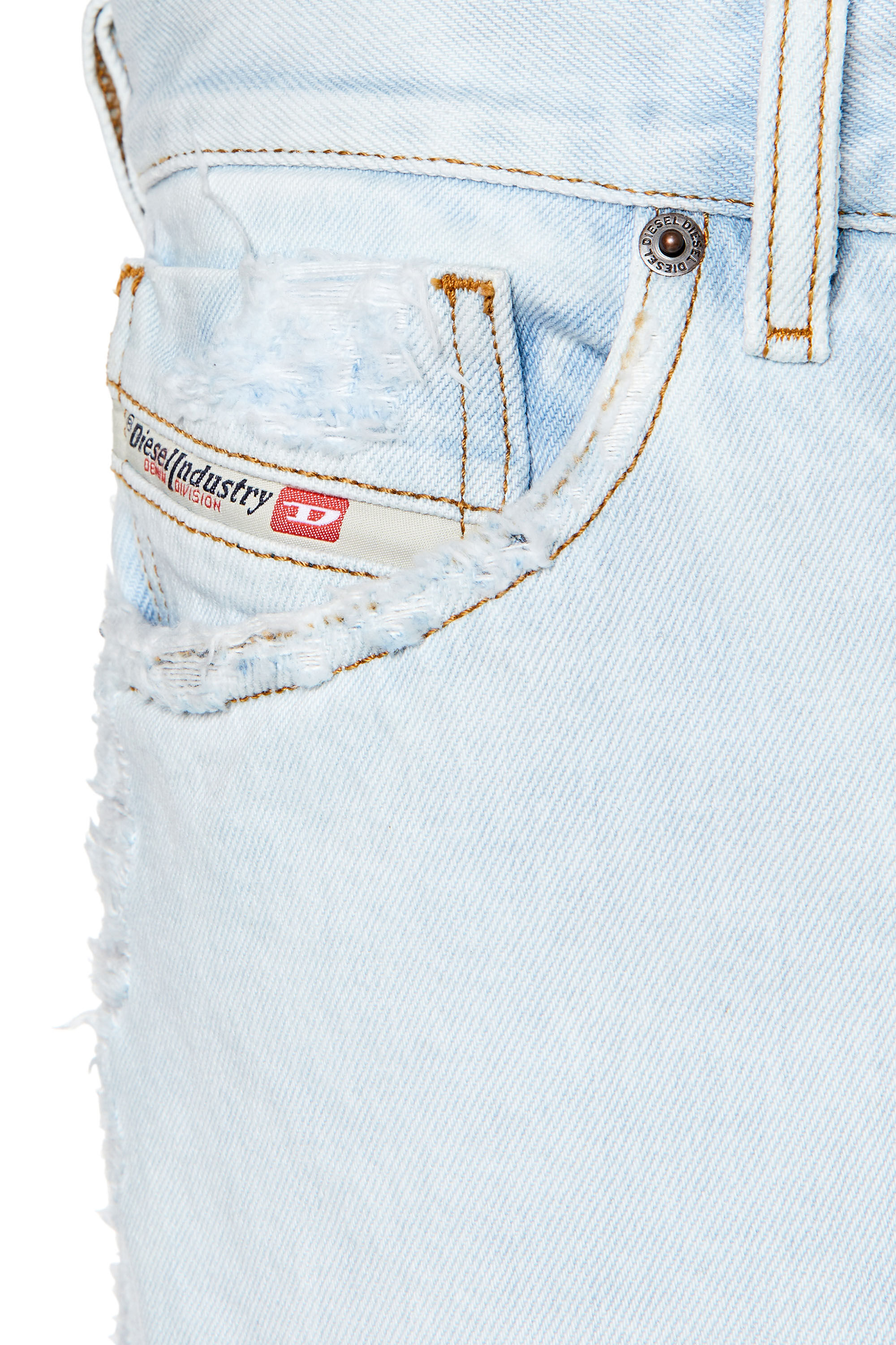 1995 D-Sark Man: Straight Light blue Jeans | Diesel