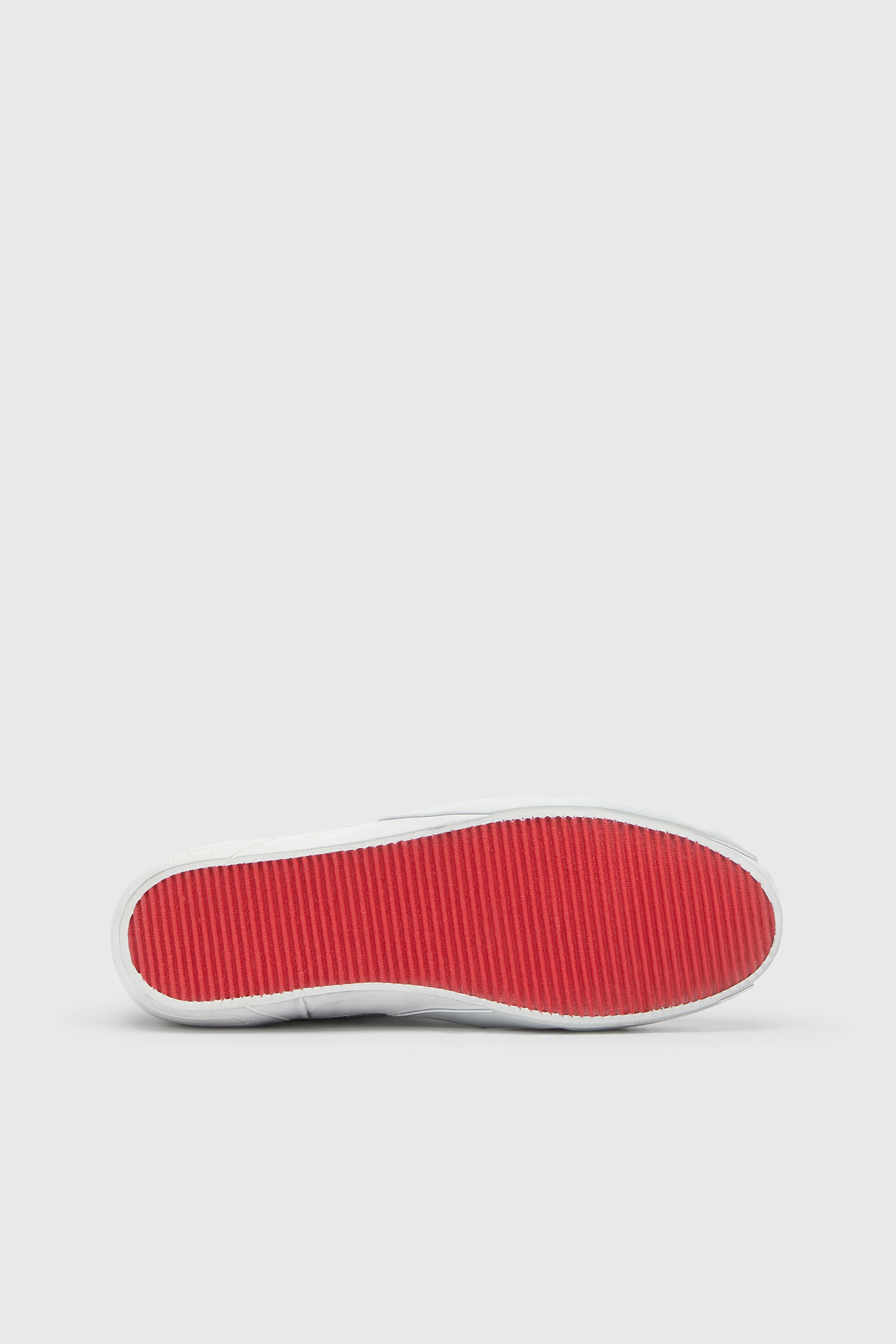 Diesel - S-SLANTE-D LOW, S-Slante-D - Zapatillas desgastadas de piel y ante Hombre in Blanco - 5