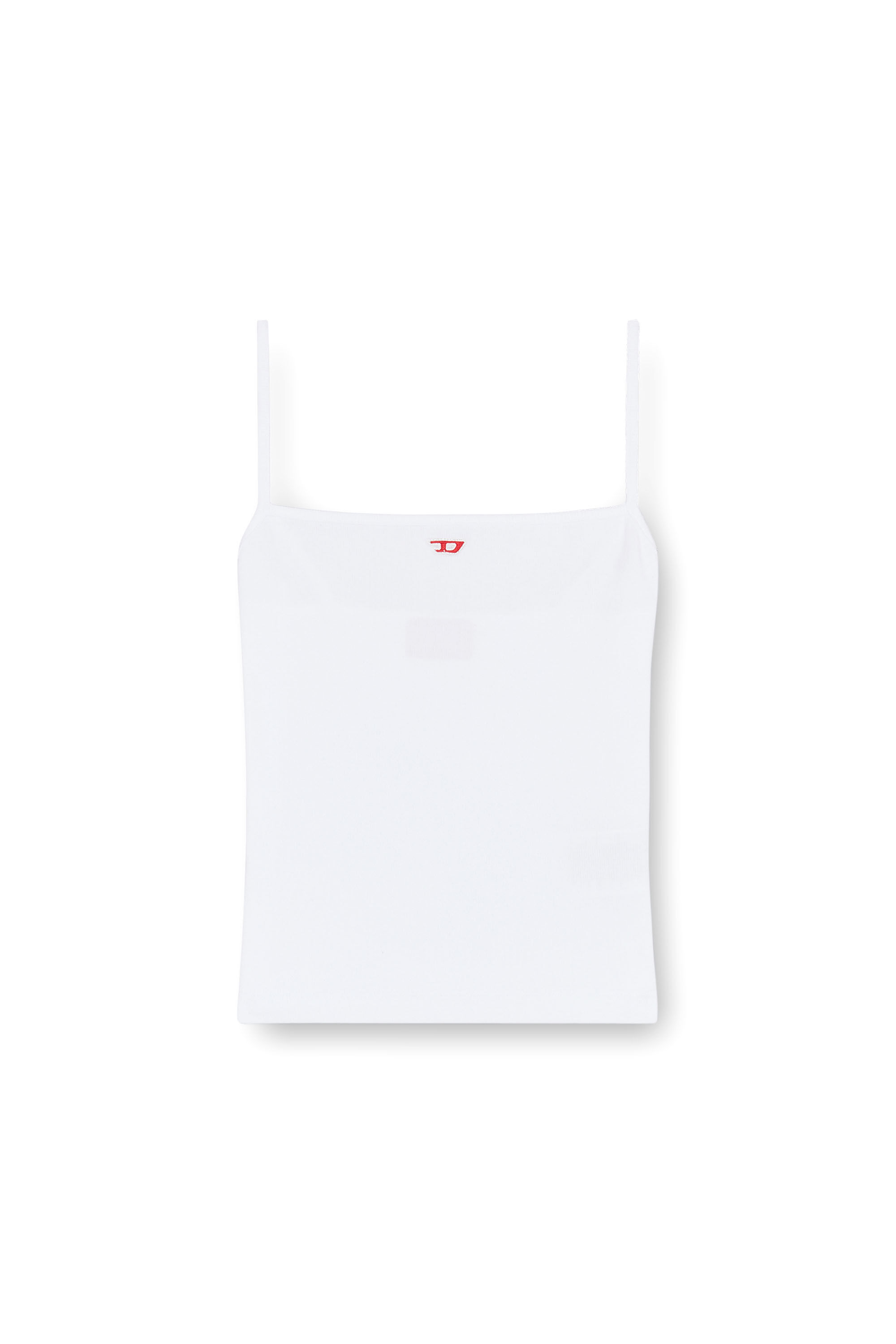 T-HOP-D Woman: Cami top with embroidered D patch | Diesel