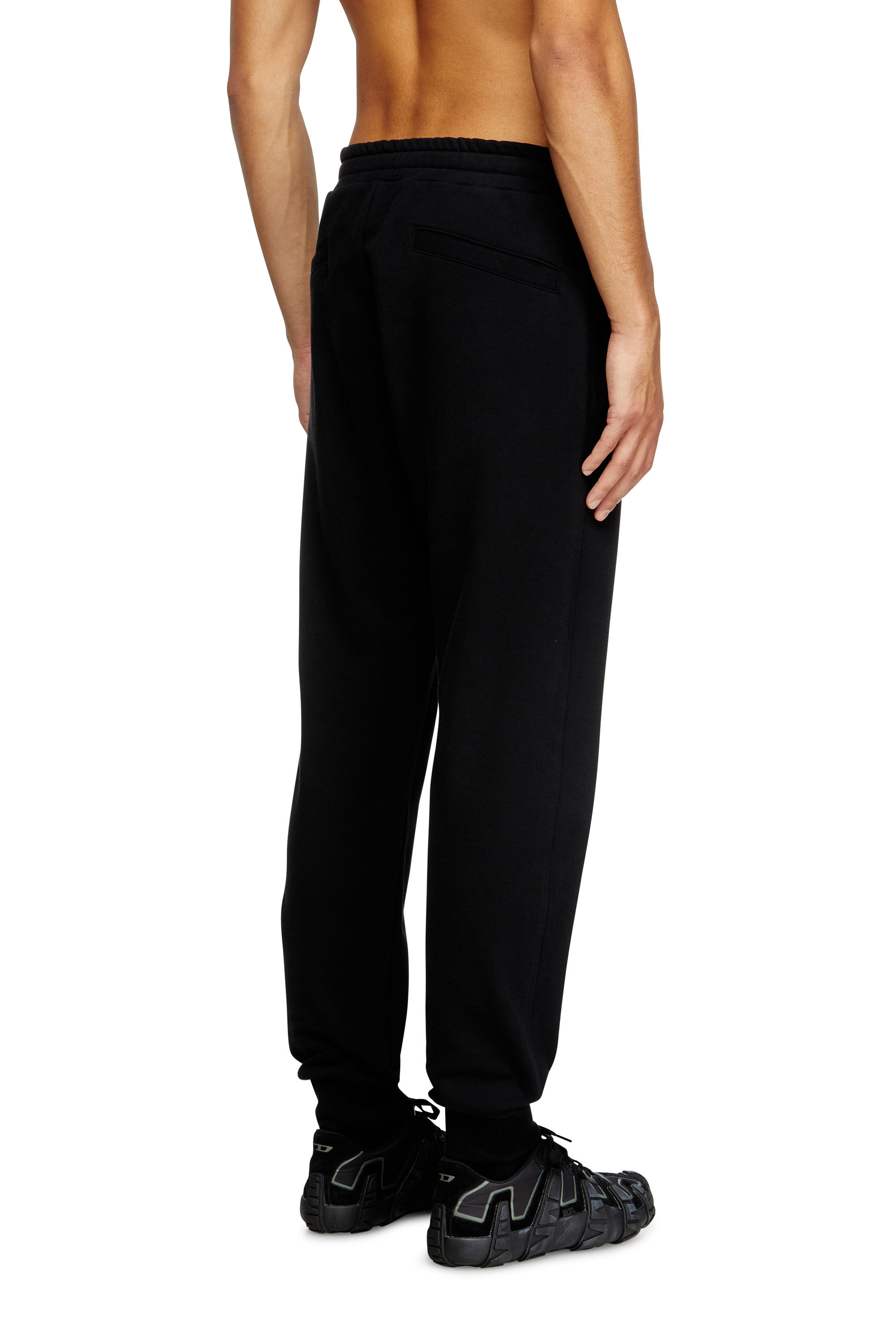 Diesel - P-TARY-DIV, Man's Sweatpants with logo embroidery in Black - 4