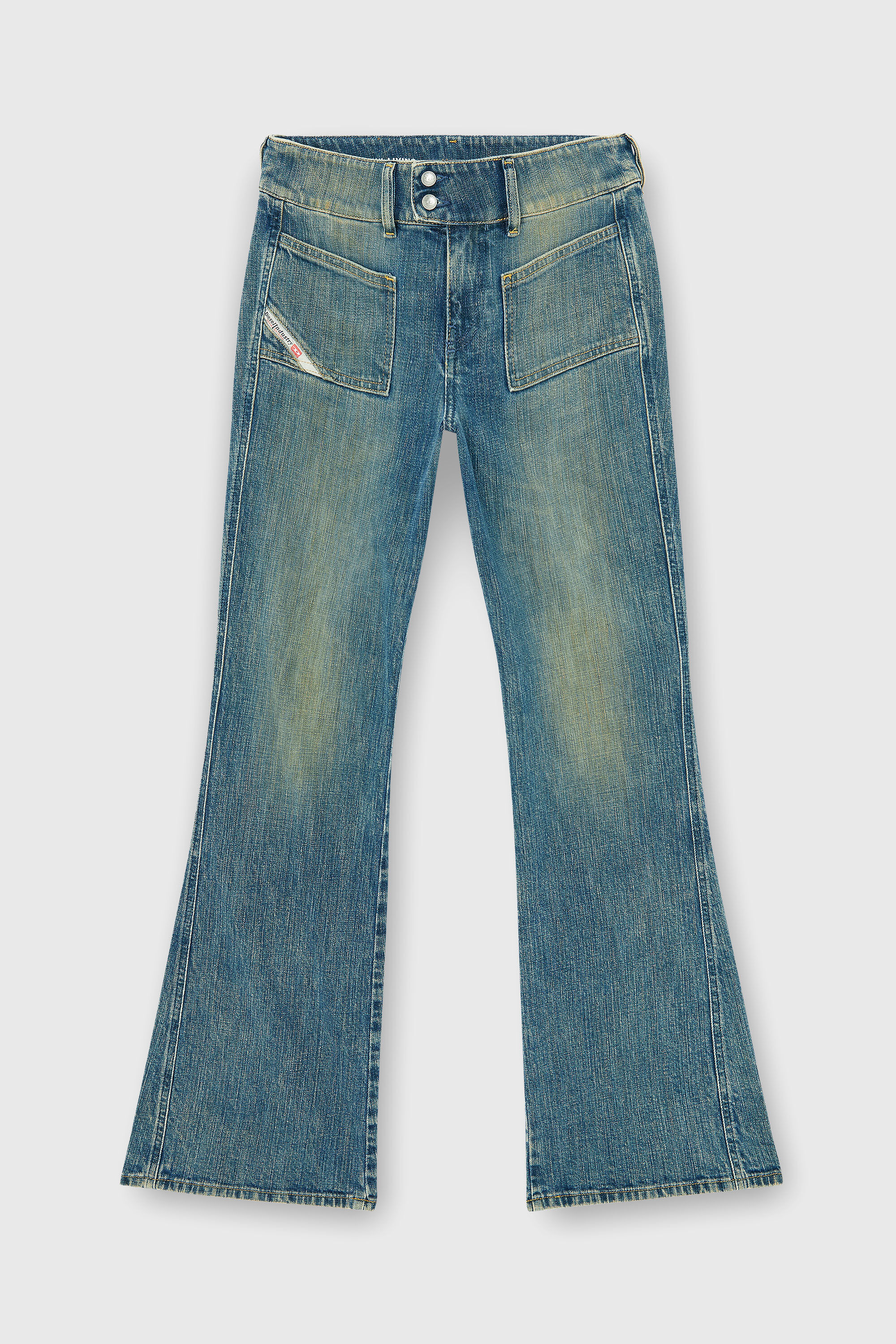 Women's Bootcut Jeans | Low Waist D-Hush | Medium blue | Diesel US