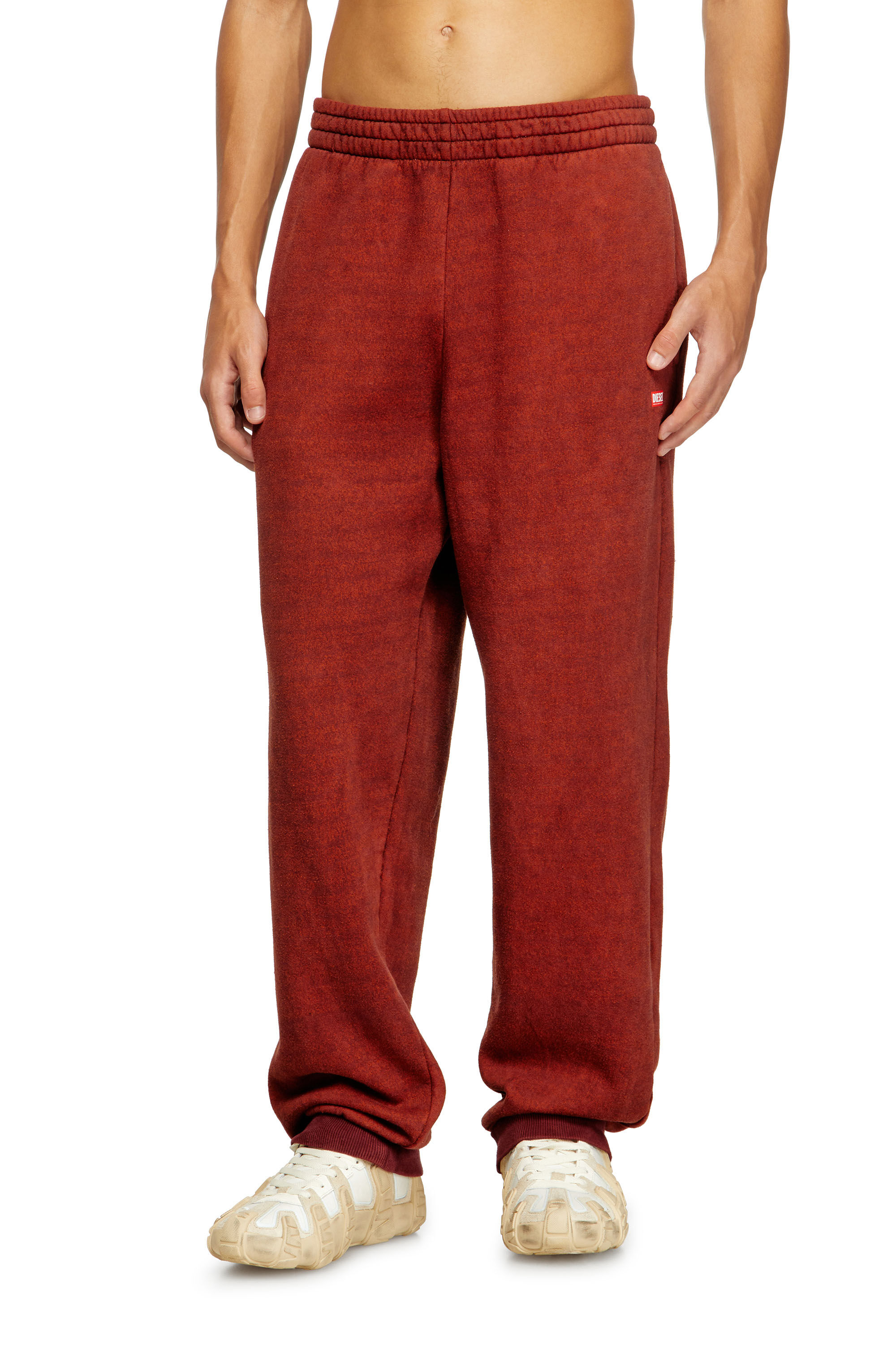 Diesel - P-MARKY-CUFF, Man's Drawstring pants with ribbed trim in null - 2