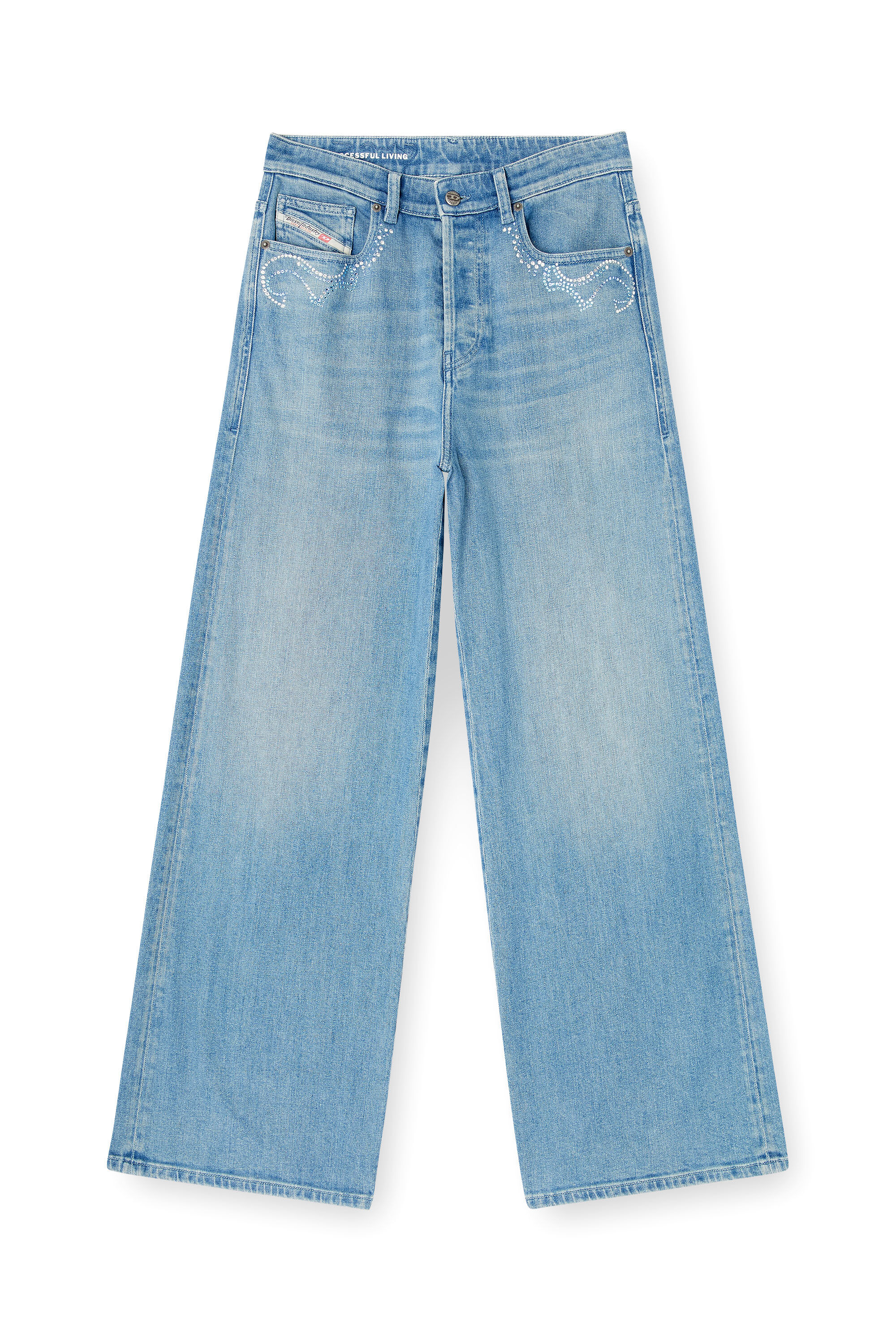 Women's Relaxed Jeans | Medium blue | Diesel 1996 D-Sire