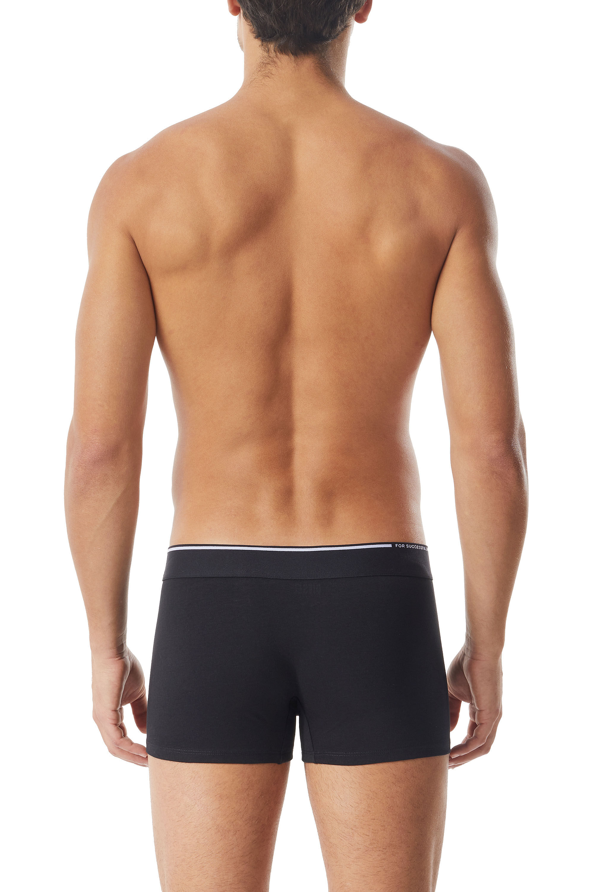 Diesel - UMBX-DAMIENTWOPACK, Male's Two-pack of boxer briefs with D tag in Black - 3