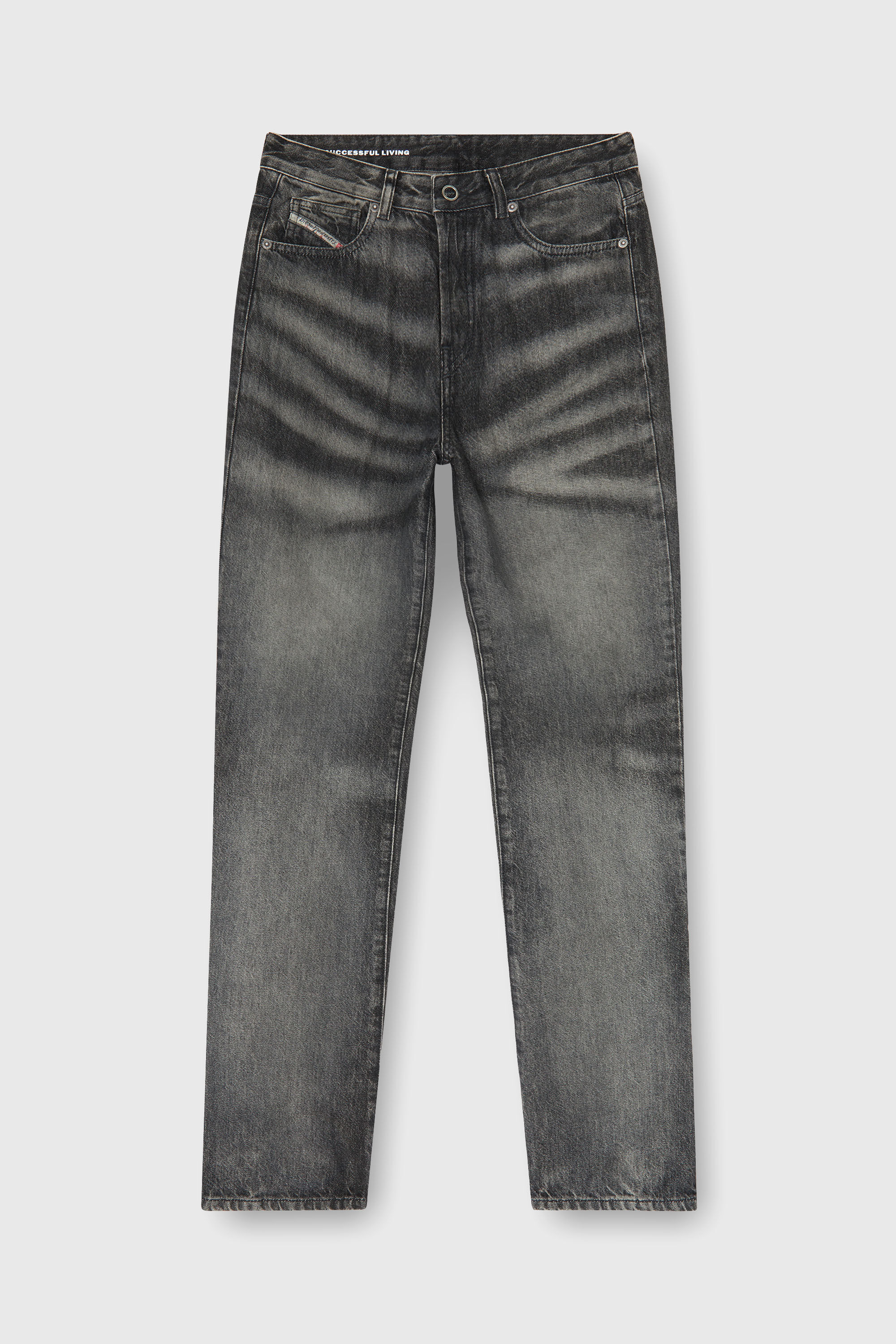 Diesel - Regular Jeans D-Heel 09R33 Mujer, Negro/Gris oscuro - 6