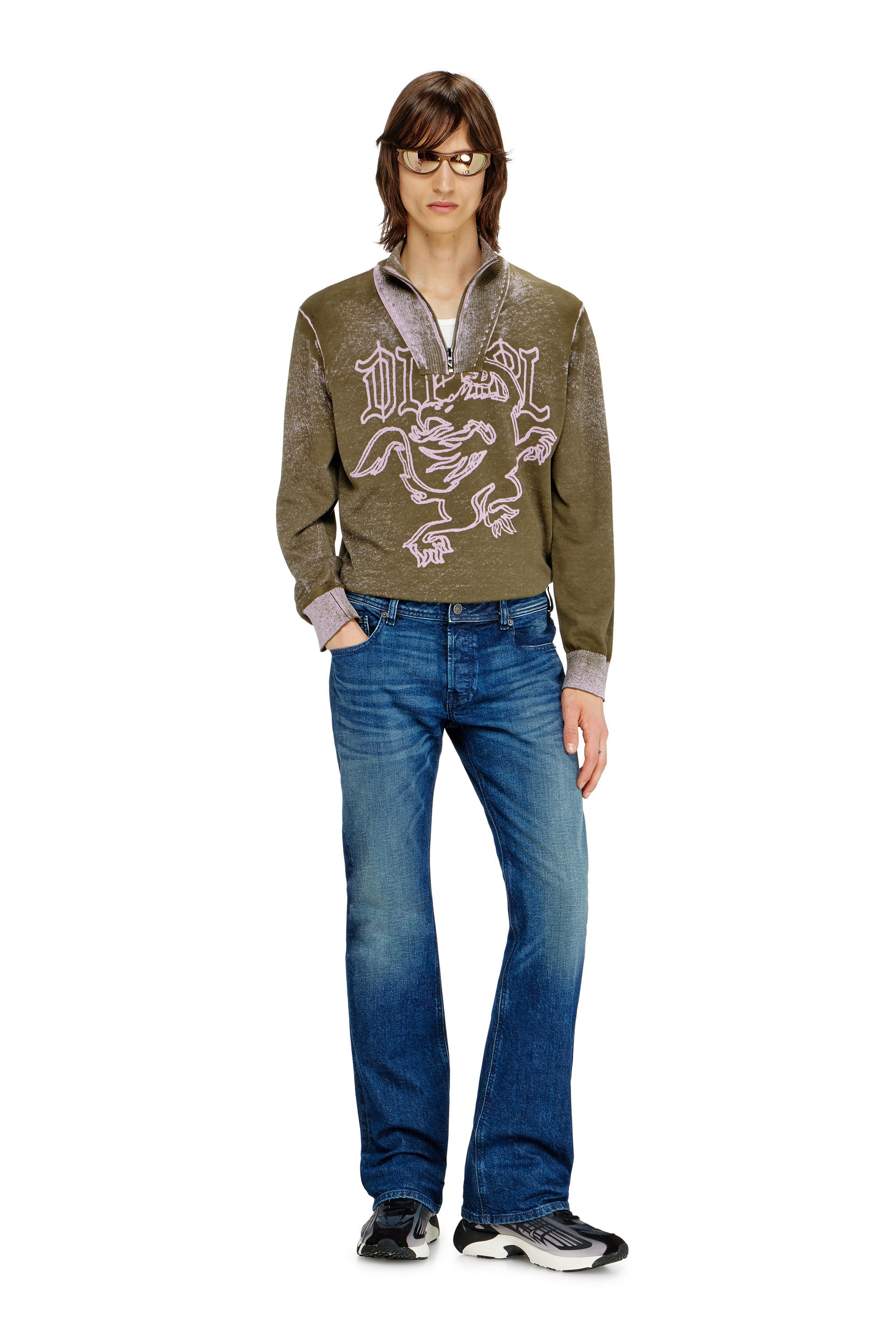 Men's Bootcut Jeans: Dark Blue Jeans for Men | Diesel®