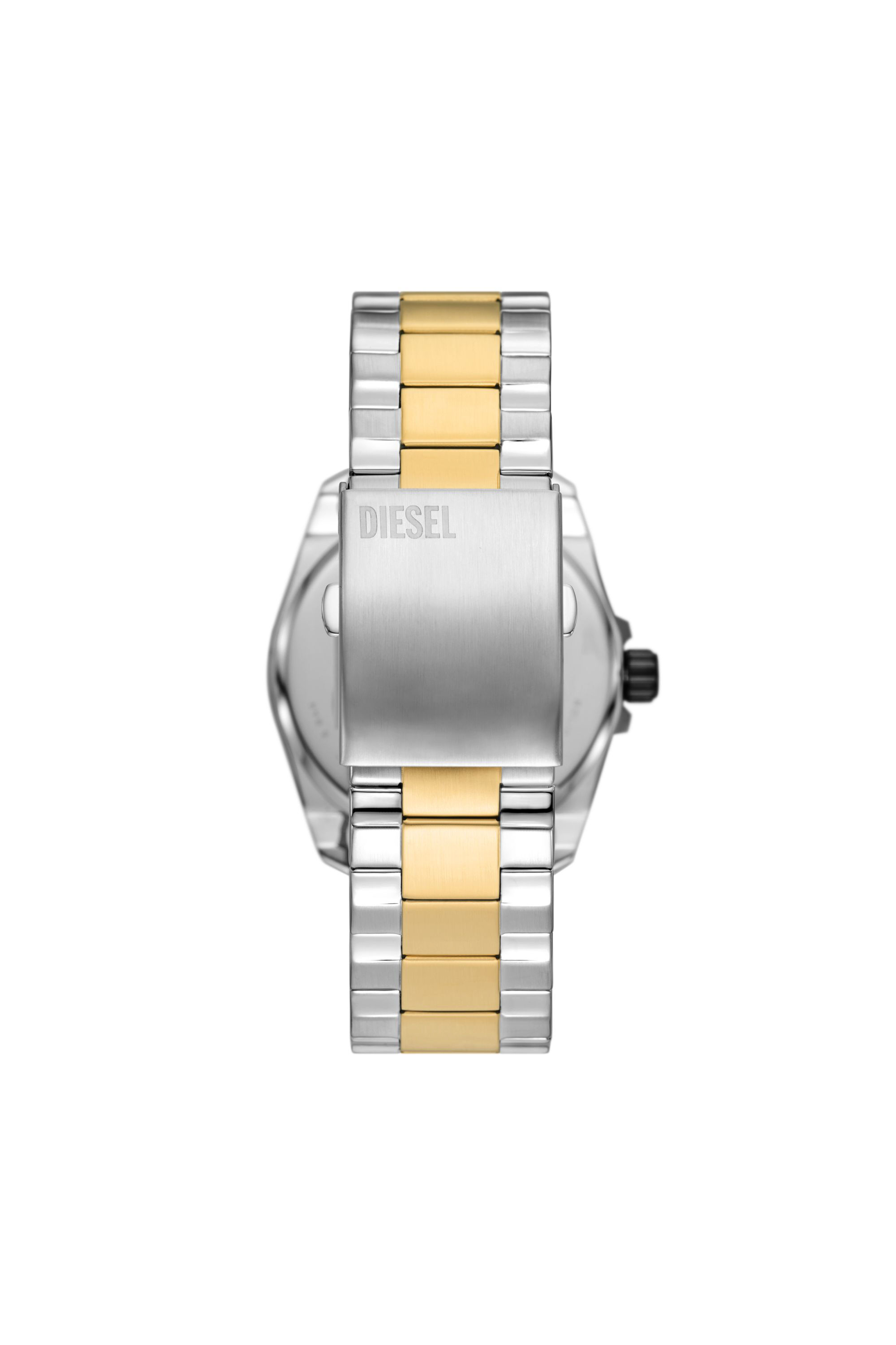 Men's MS9 three-hand date two-tone stainless steel watch | Gold