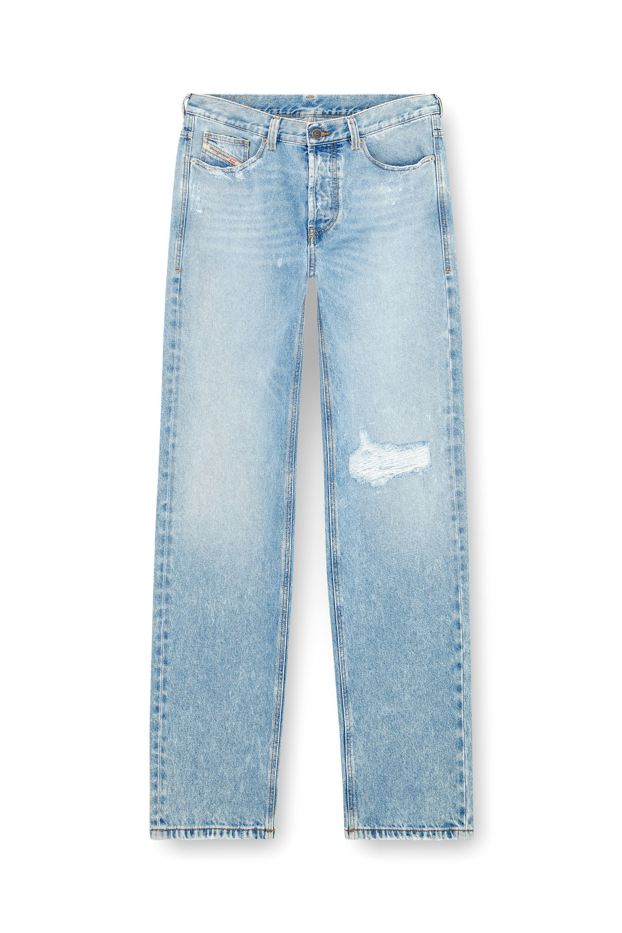 Diesel - Regular Jeans 2024 D-Macs 09J80 Homme, Bleu Clair - Image 2