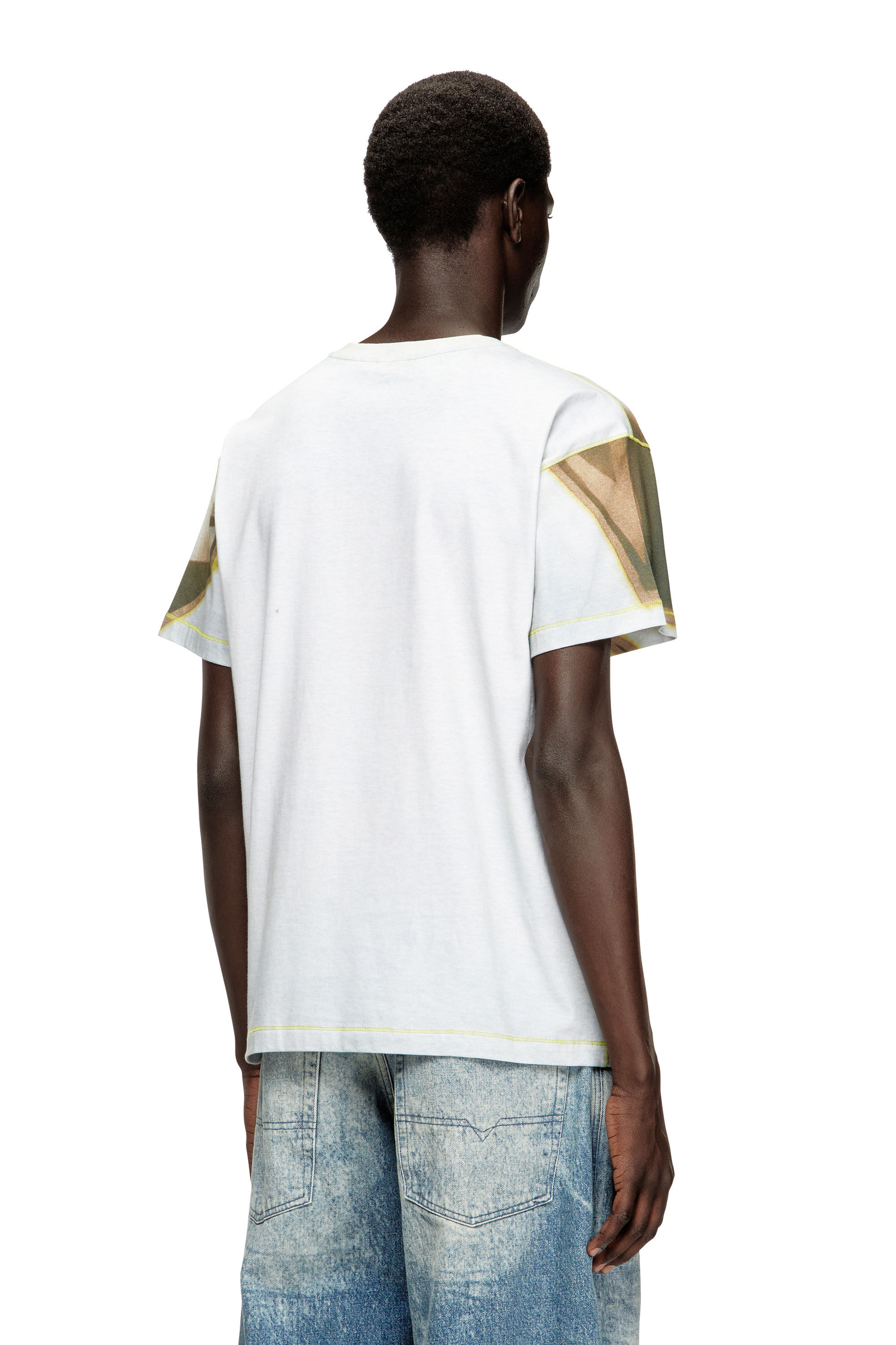 Diesel - T-NORM-SHOW, T-shirt avec imprimé graffiti Homme in Polychrome - 5