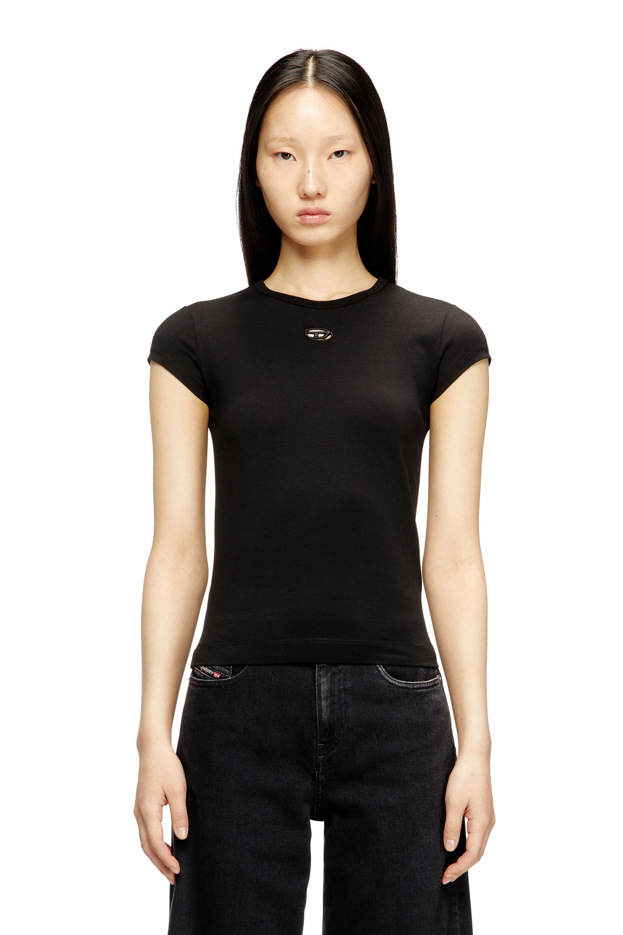 Chest Cutout Top with Oval D Logo | Diesel® US