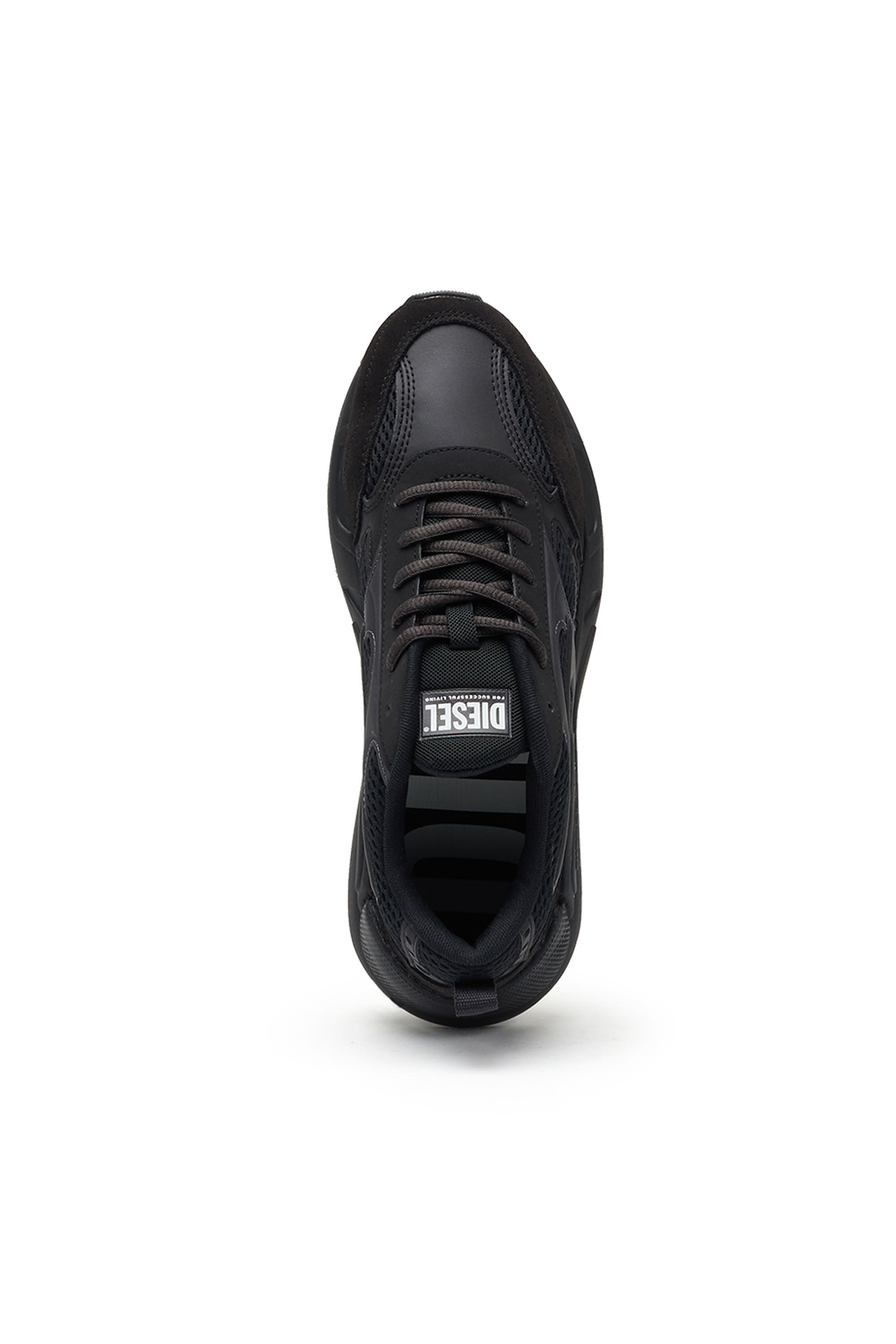 Diesel - S-SERENDIPITY SPORT W, Female's S-Serendipity-Sneakers in mesh and suede in Black - 5