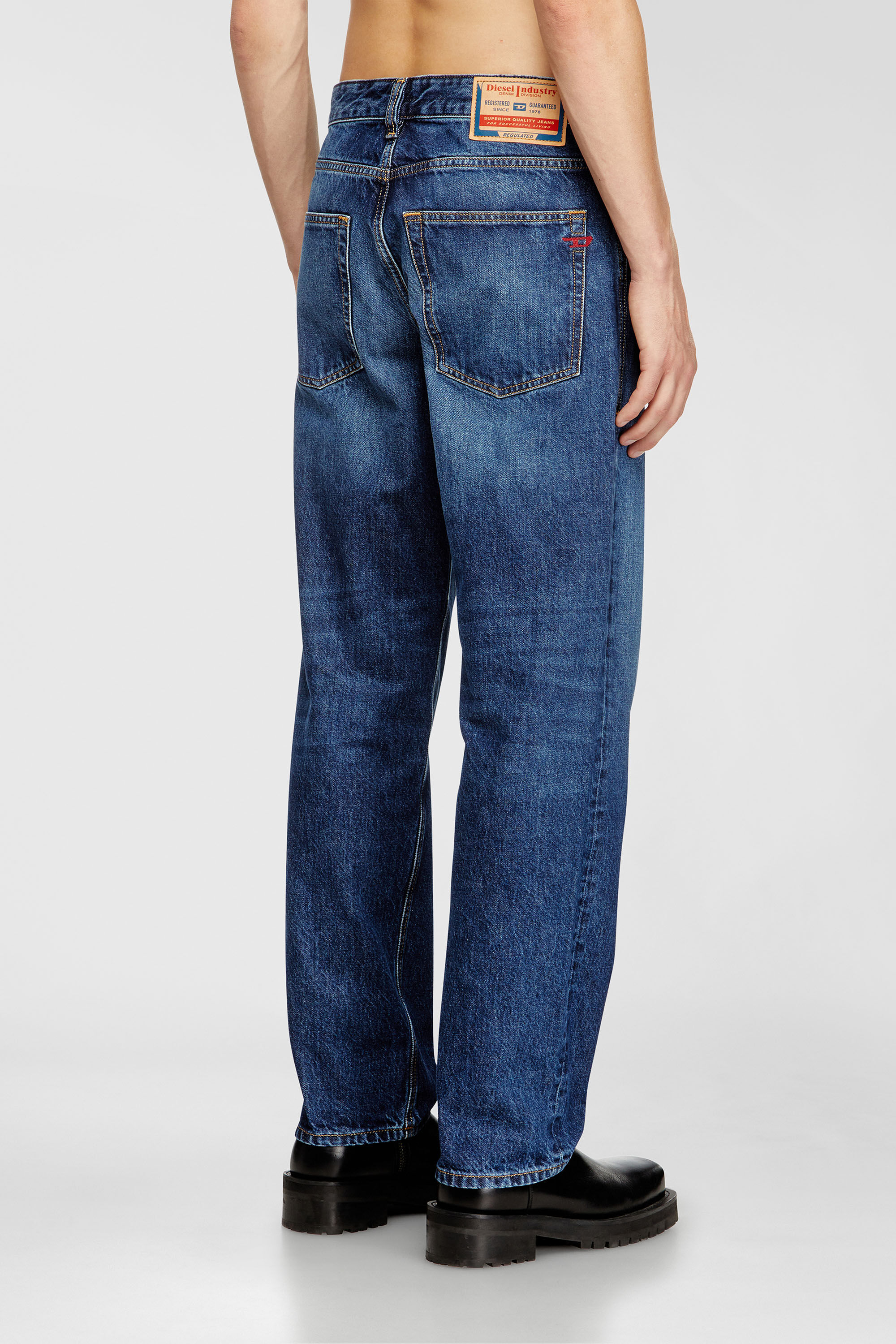 Diesel - Regular Jeans 2024 D-Macs 09I27 Hombre, Azul medio - 3