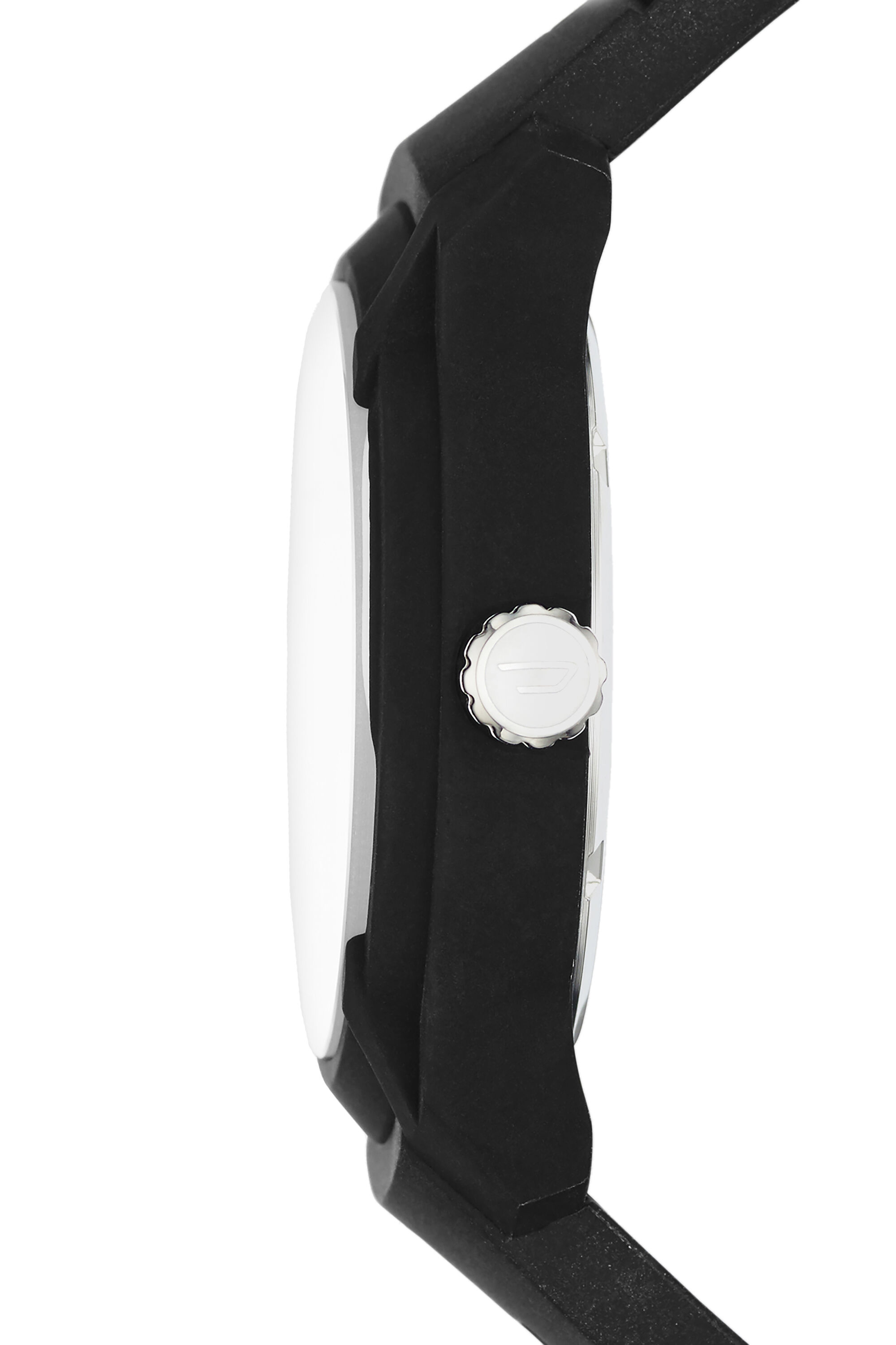 Diesel - DZ1819, Armbar montre avec boîtier en polycarbonate noir, 45 mm Homme in Noir - 2