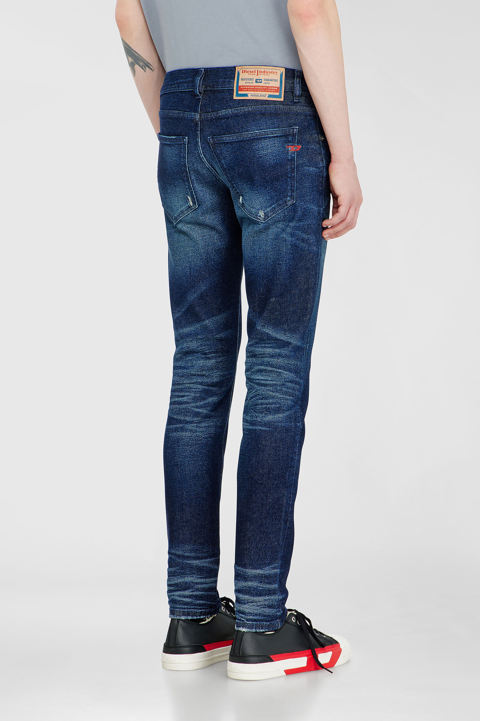 Men's Slim Jeans | Regular Waist 2019 D-StruktDark Blue | Diesel US