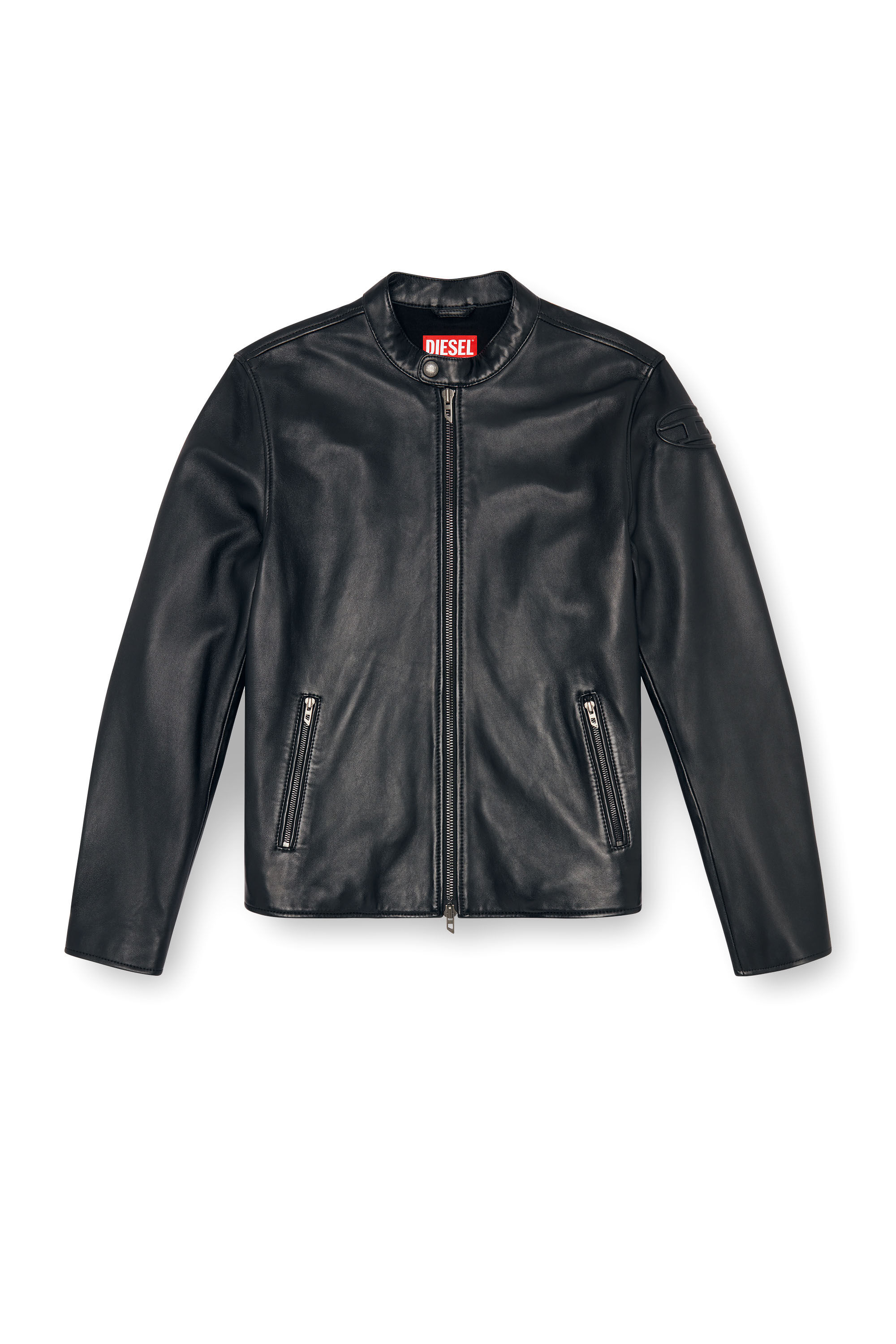 【マサヨシ】　DIESEL ブラックレザージャケット XXL マサヨシ】 DIESEL ブラックレザージャケット XXL マサヨシ