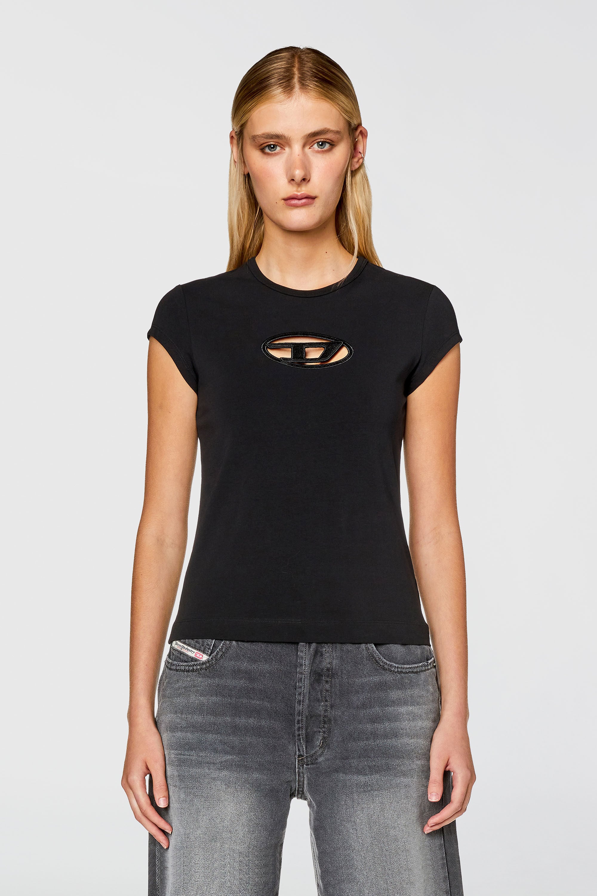 Cutout Top with Oval D Chest Detail | Diesel® US {{Country}}