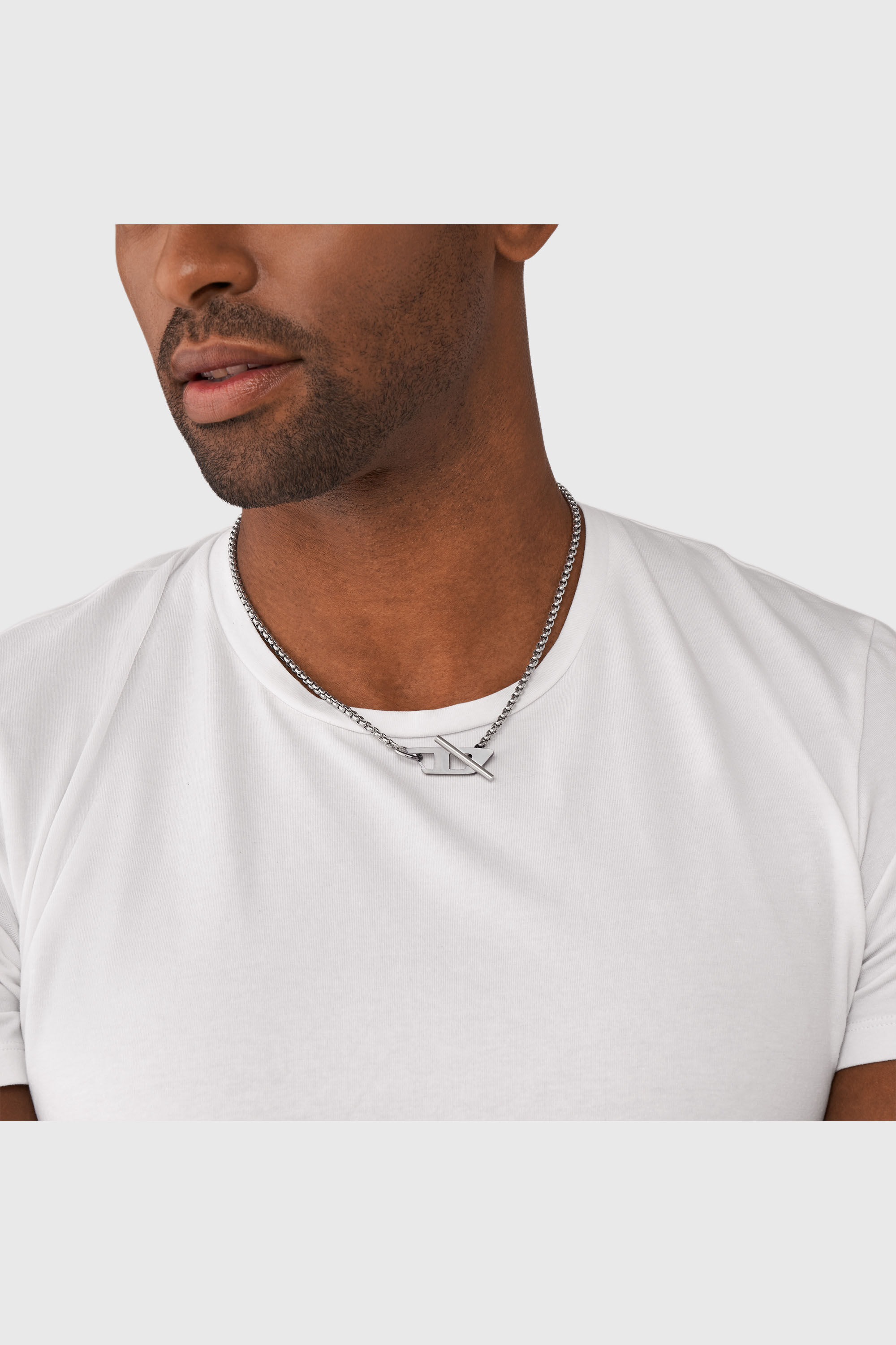 Women's Stainless steel chain necklace | Silver | Diesel {{Country}}
