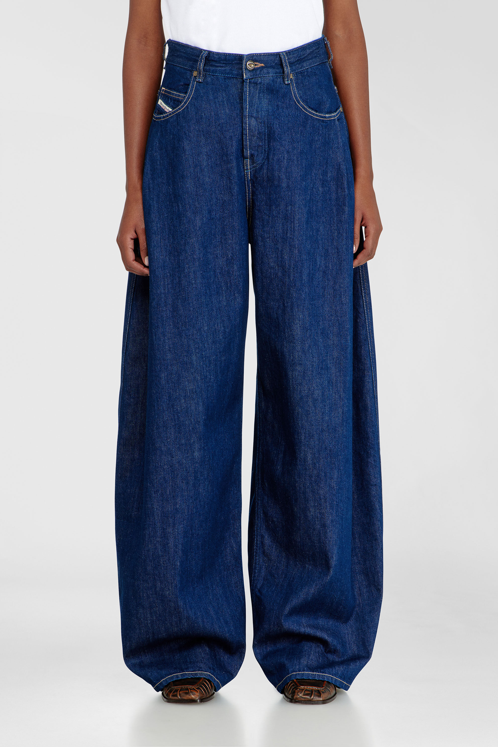 High Waisted Barrel Jeans for Women | Diesel® US
