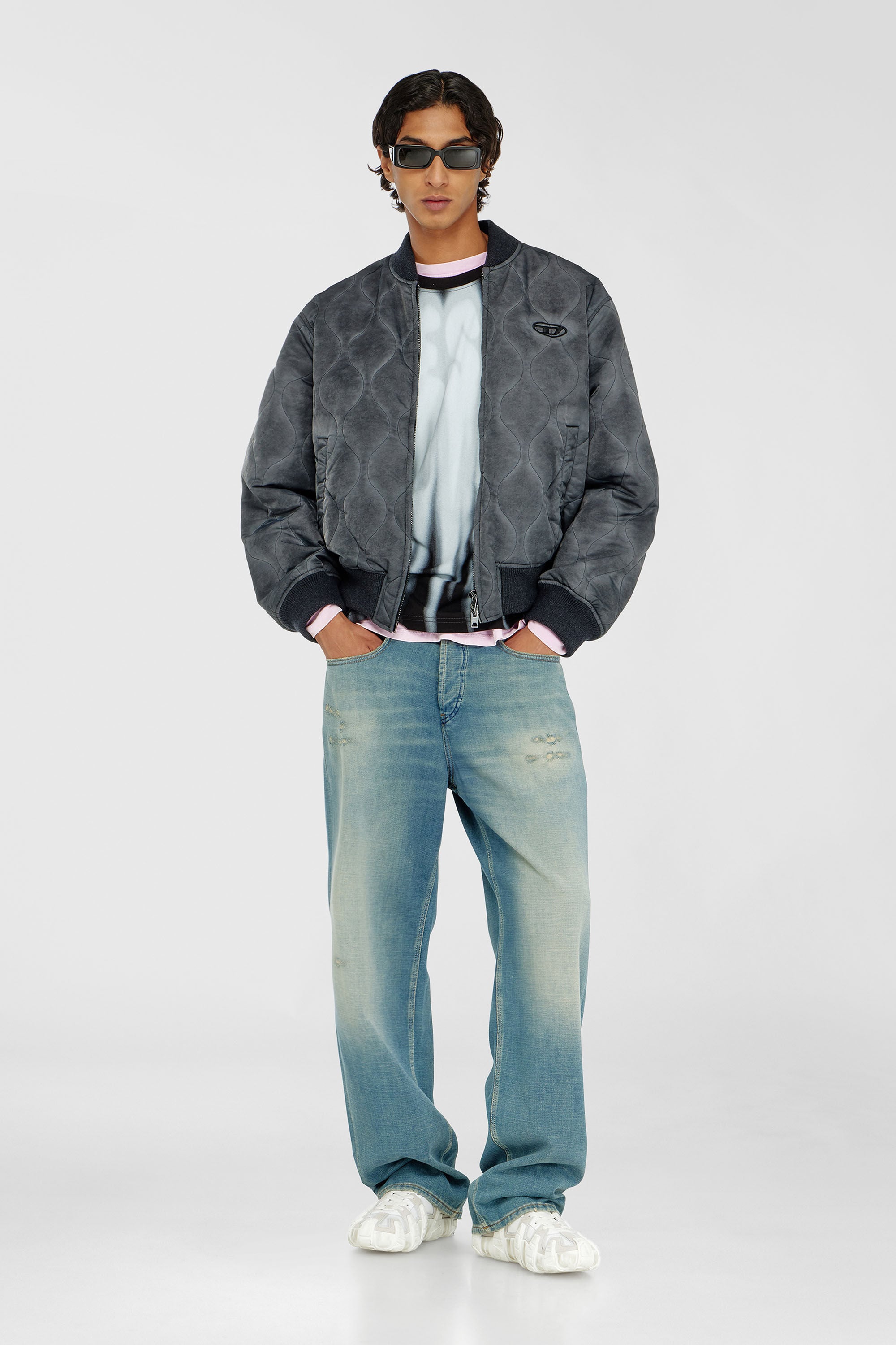 Diesel - T-BOXT-AA1, Camiseta de algod&oacute;n con logo destacado estampado Hombre in Multicolor - 1