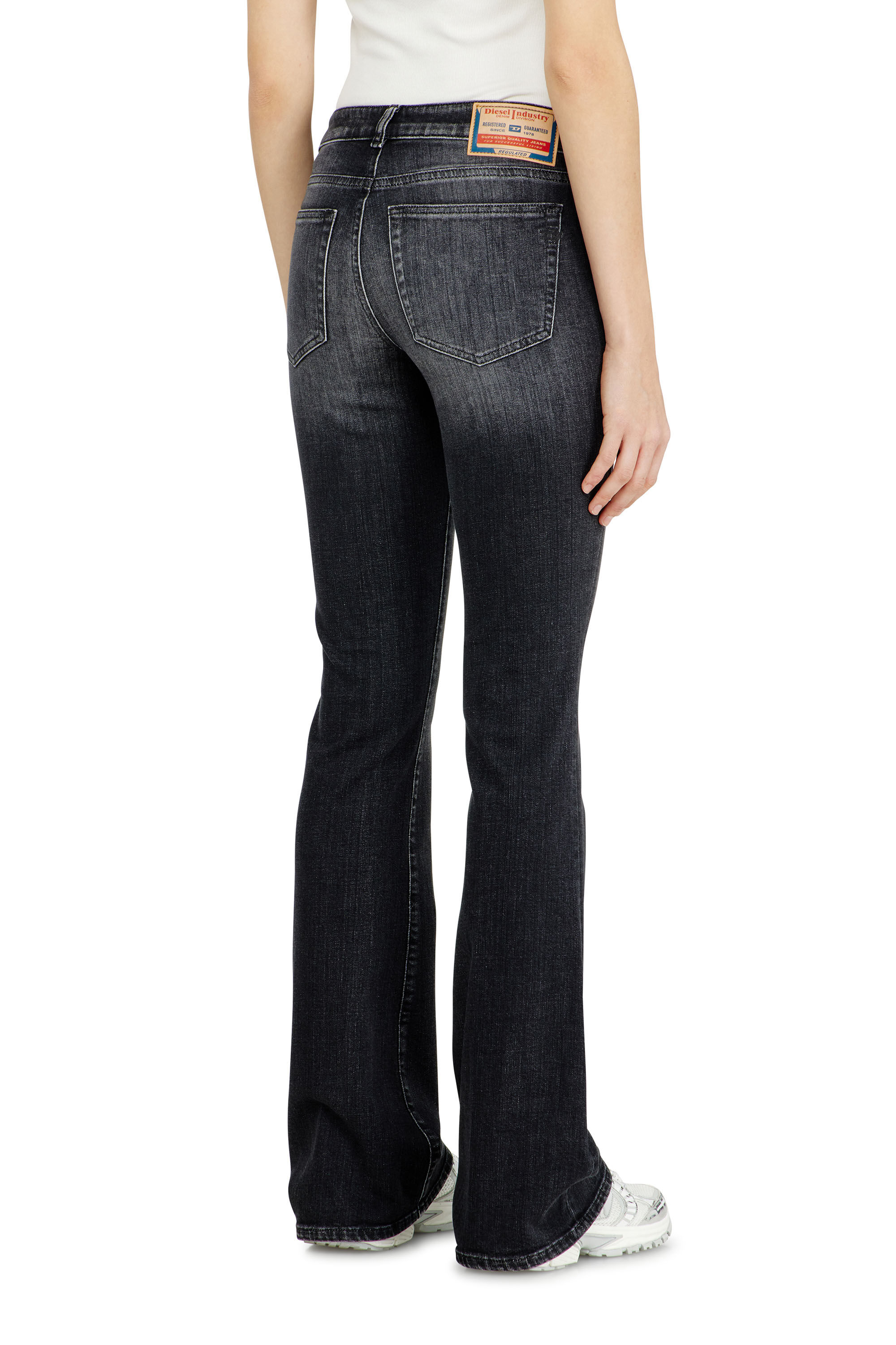 Women's Bootcut Jeans | Black/Dark grey | Diesel 1969 D-Ebbey