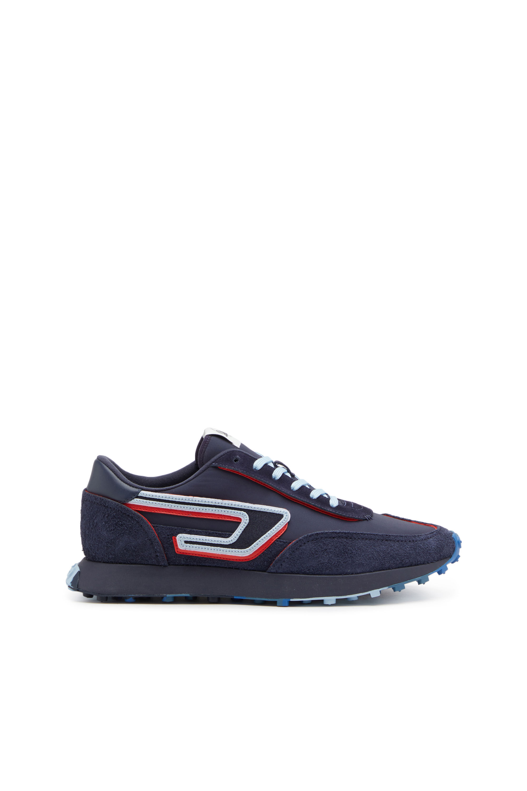 Diesel - S-RACER LC, S-Racer Lc - Sneakers en nylon et daim poilu Homme in Bleu - 1