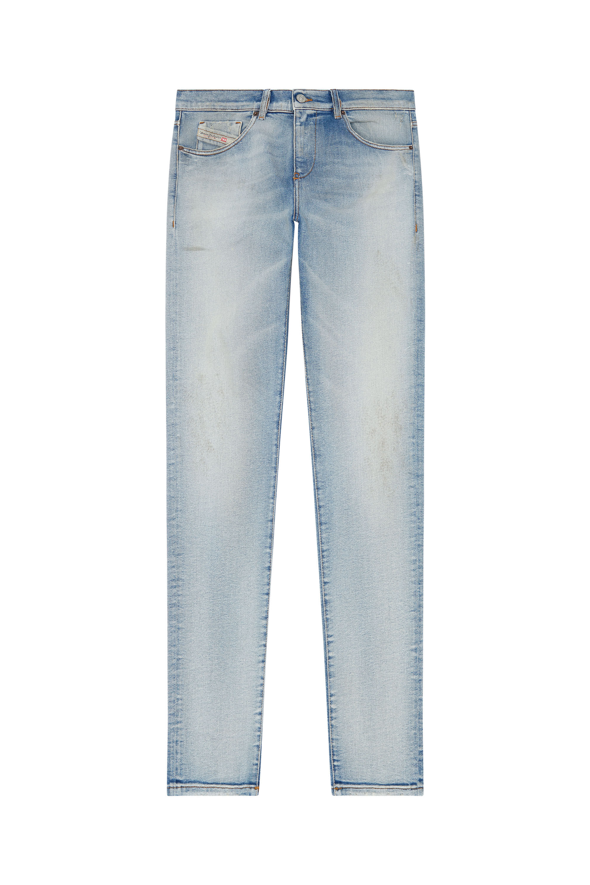2019 D-STRUKT Man: Essential Slim Light blue Jeans | Diesel