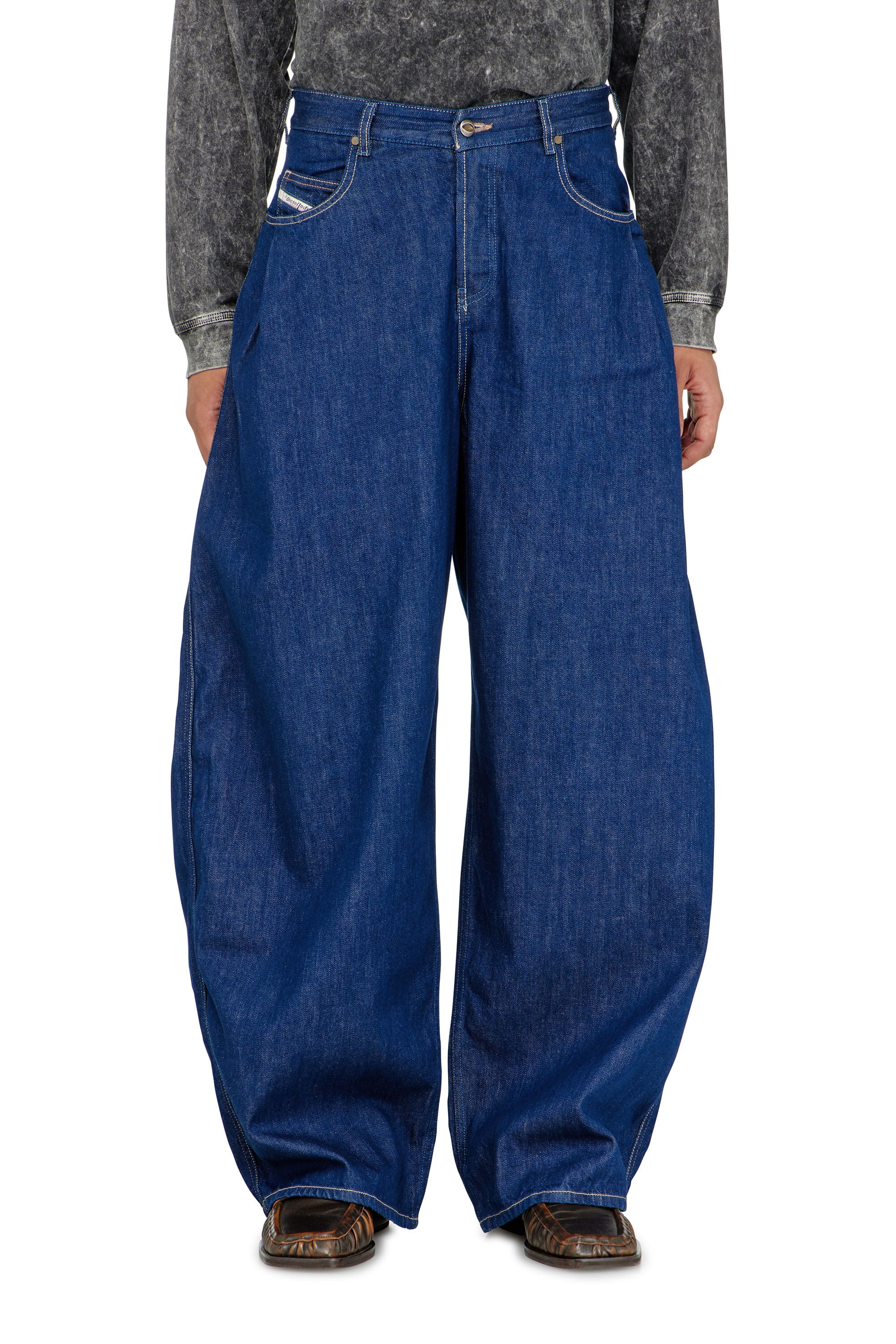 High Waisted Barrel Jeans for Women | Diesel® US