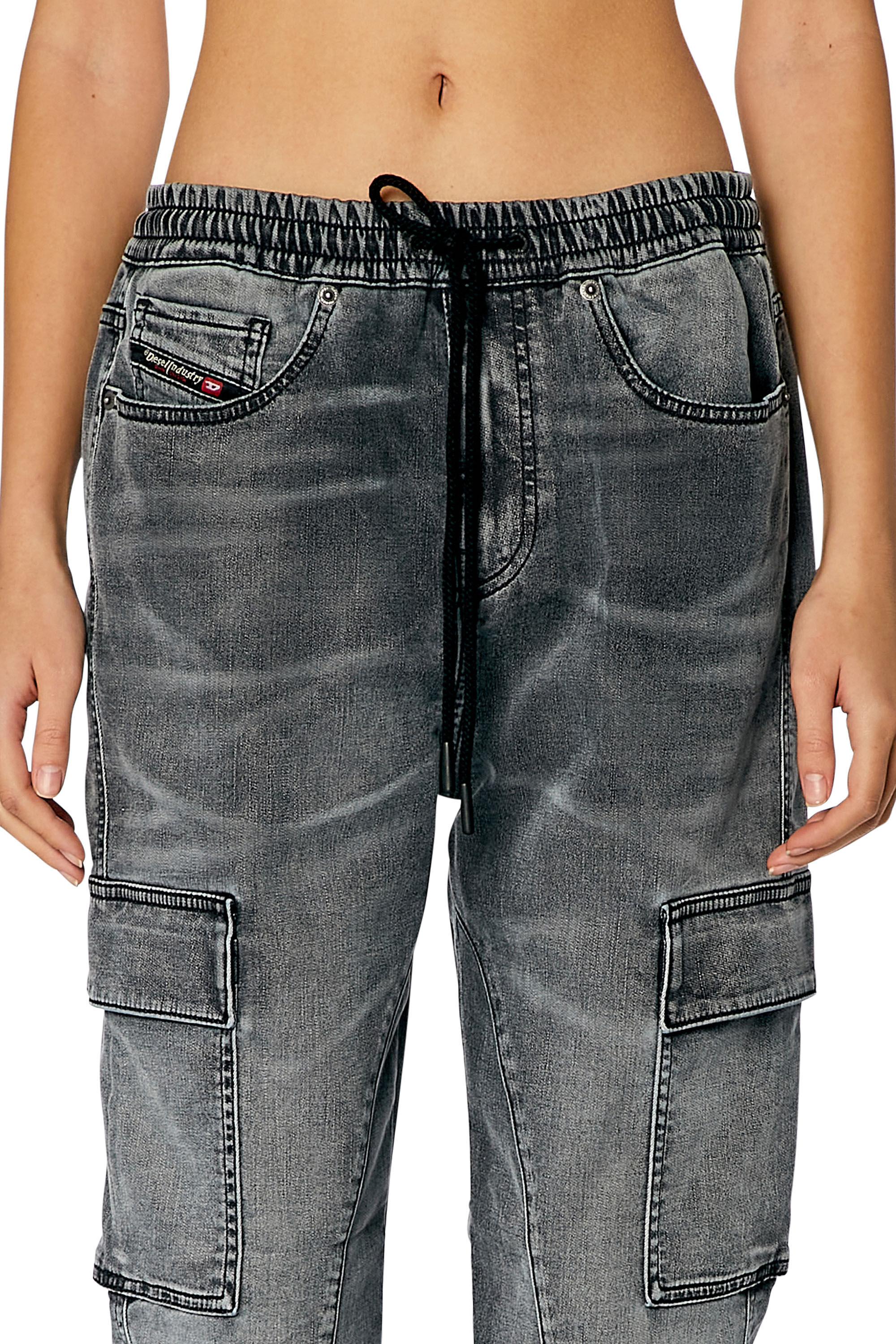 Women's Slim Jeans | Grey | Diesel 2051 D-Ursy Joggjeans®