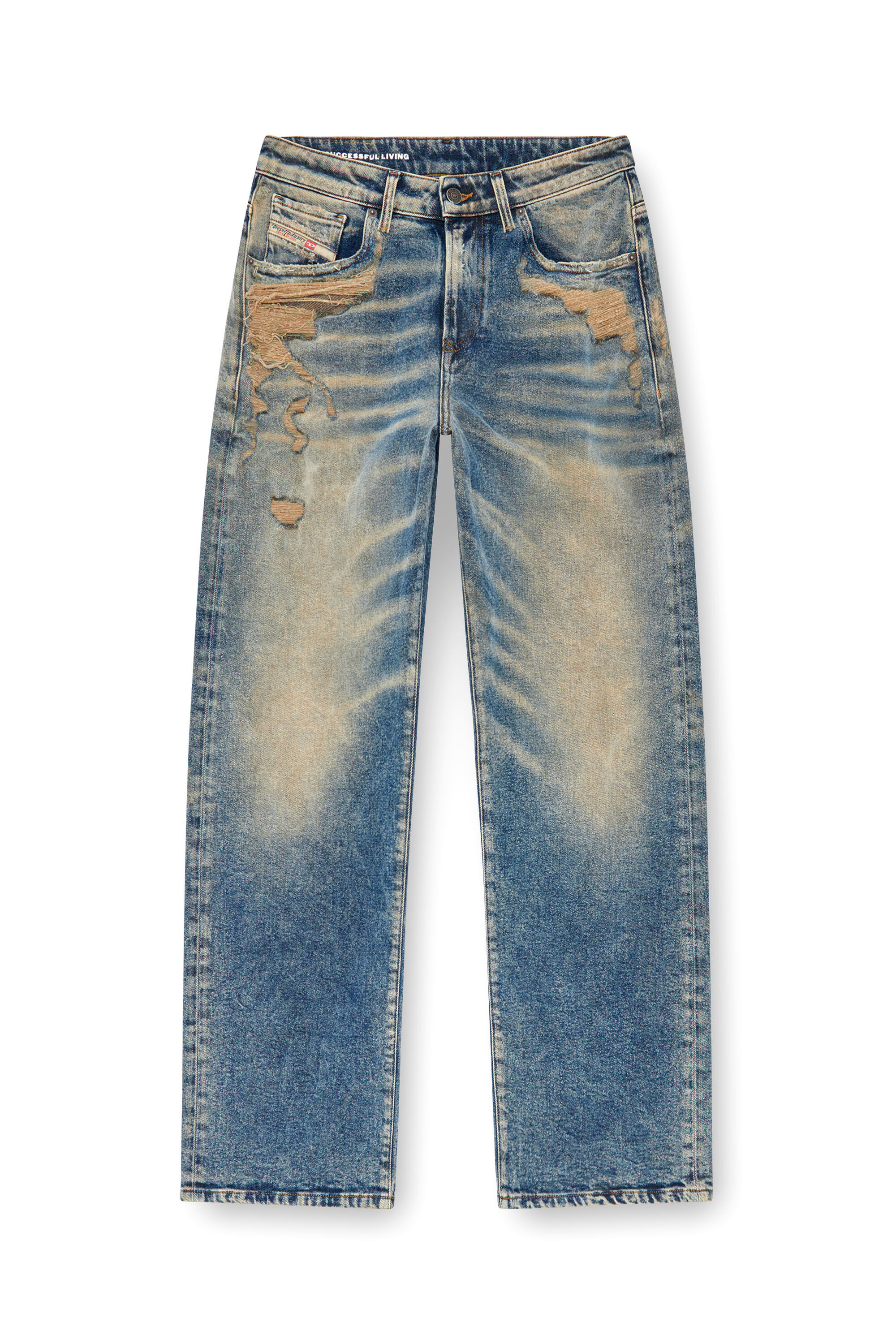Diesel - Regular Jeans 1999 D-Reggy 09K32 Femme, Bleu moyen - Image 2