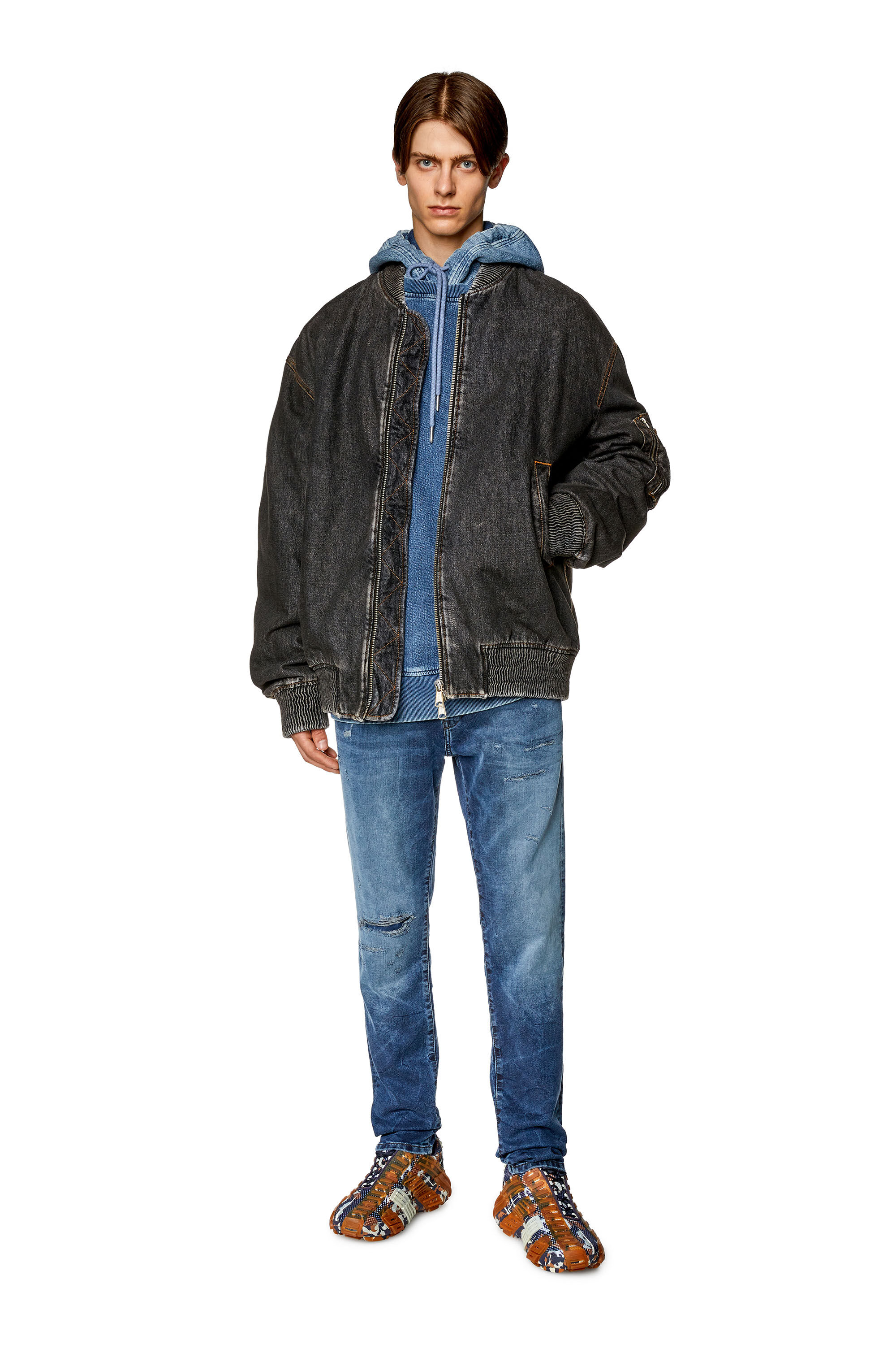 Diesel - Male's Slim 2060 D-Strukt Joggjeans® E9H11, Dark Blue - 1