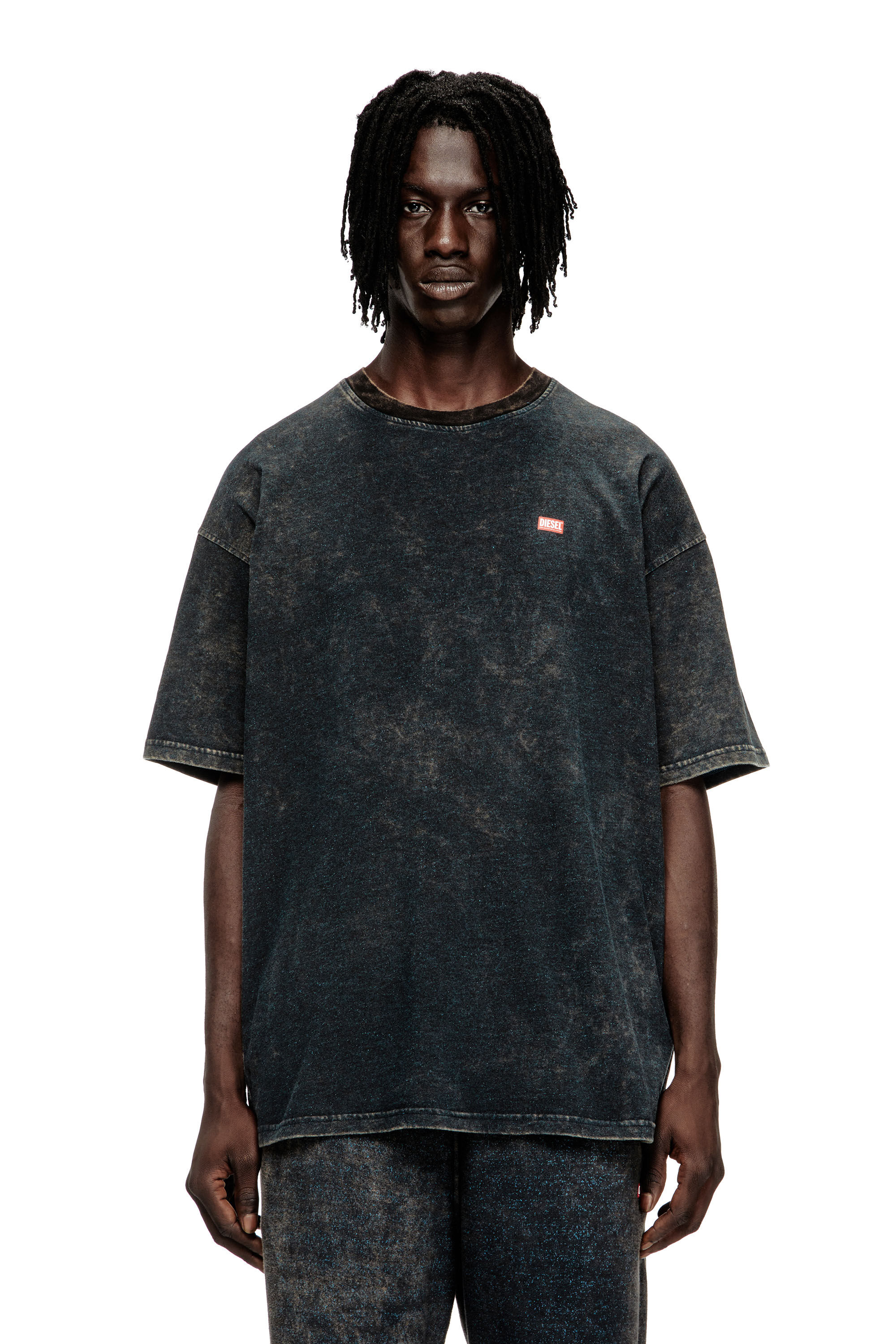 Diesel - T-BOXT-T4, Male's Jersey t-shirt with logo in Black - 3