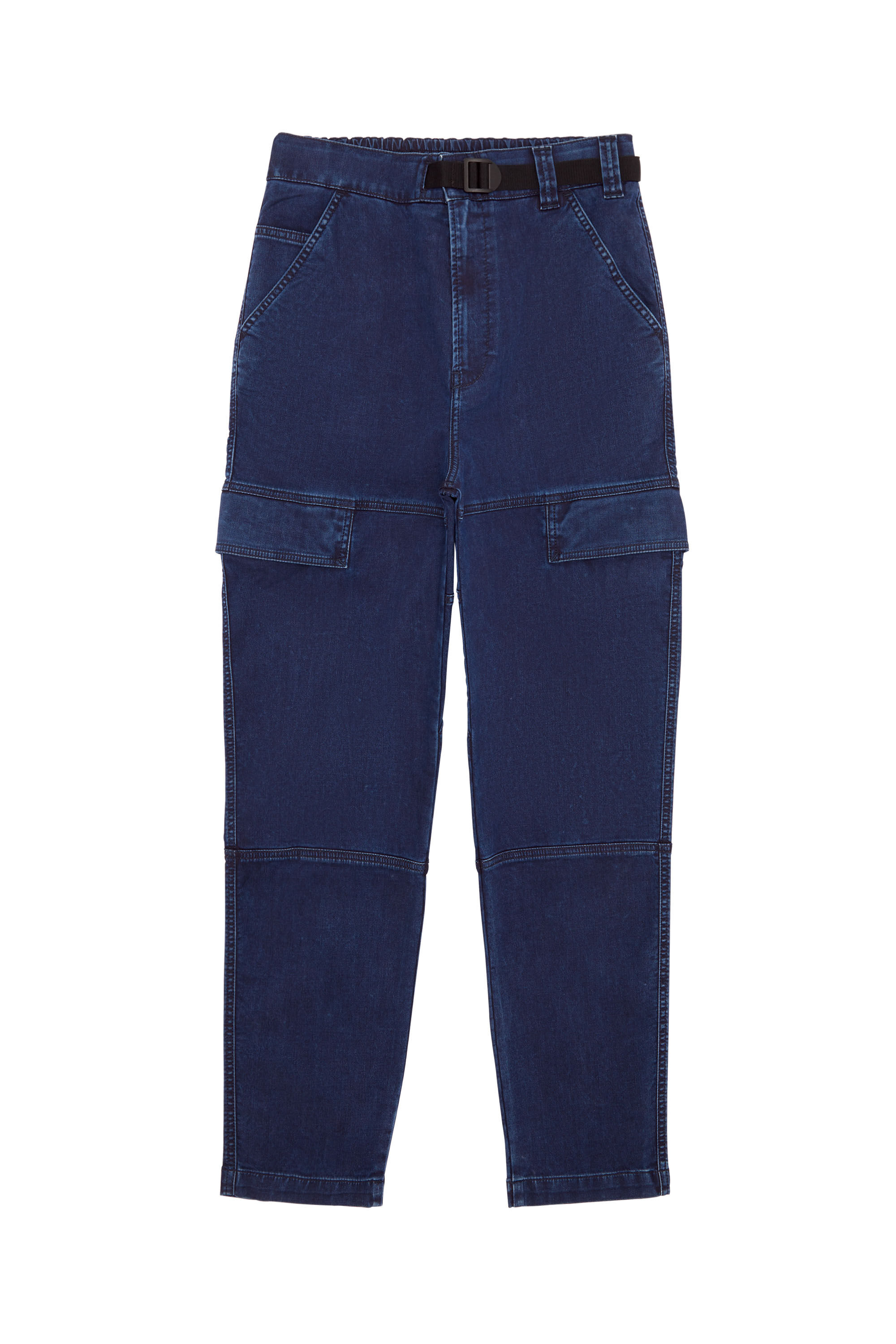 Diesel - Tapered 2030 D-Krooley Joggjeans® 069ZJ, Male's Tapered 2030 D-Krooley Joggjeans® in Dark Blue - 2