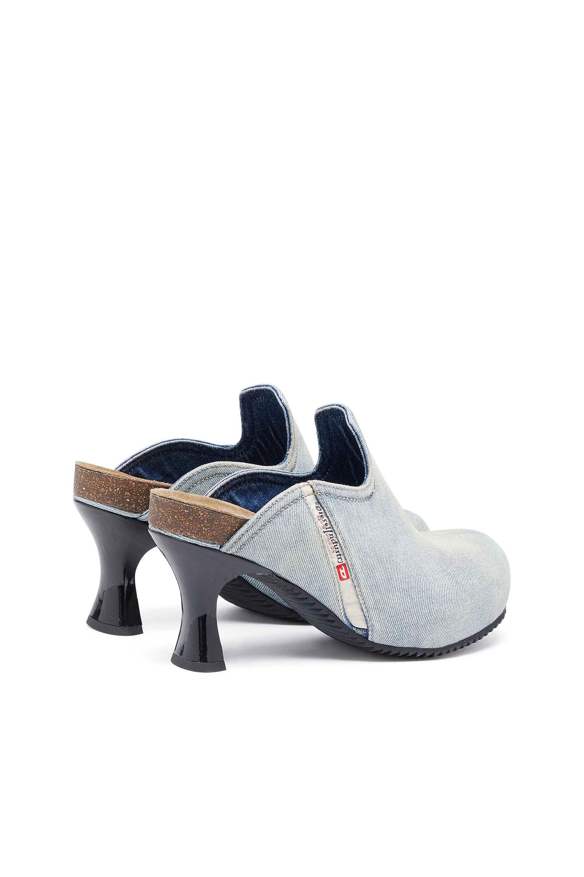 Diesel - D-WOODSTOCK ML W, Female's D-Woodstock-Denim mules in Blue - 3