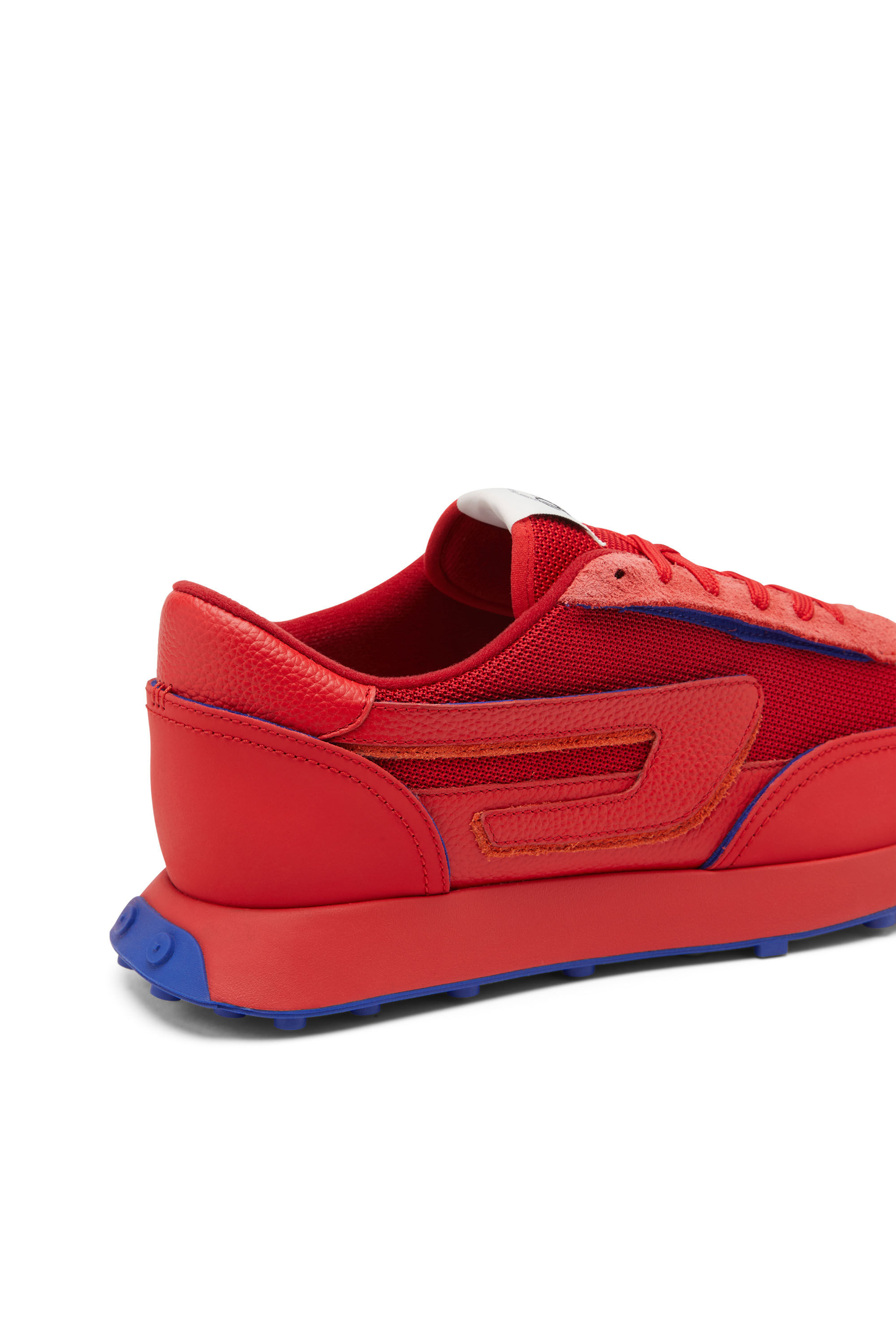 Diesel - S-RACER LC, Male's S-Racer Lc - Sneakers in mesh, suede and leather in Red - 7