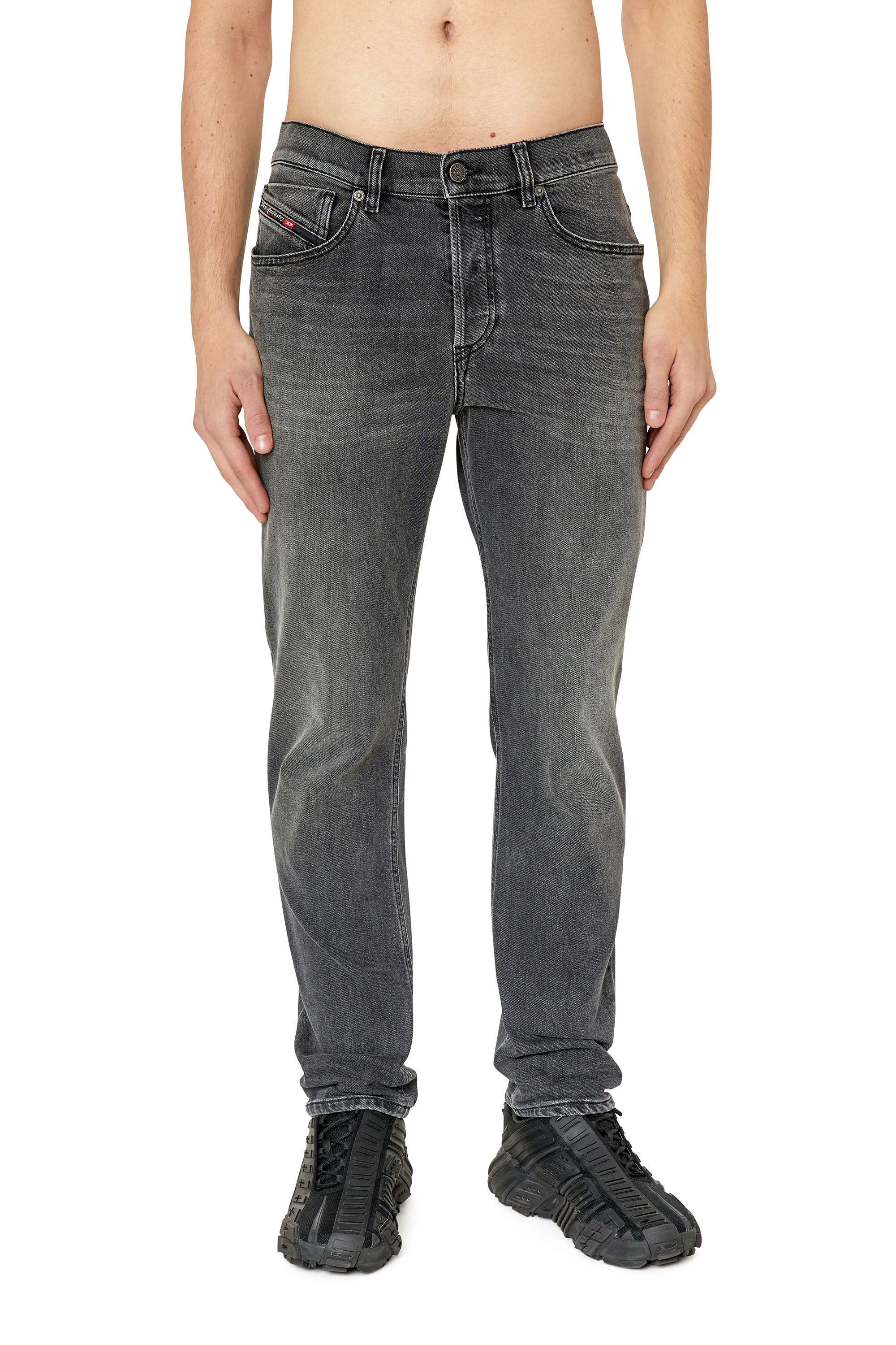 Diesel - Tapered Jeans 2006 D-Fining 09E94, Male's Tapered Jeans - 2006 D-Fining in Grey - 3