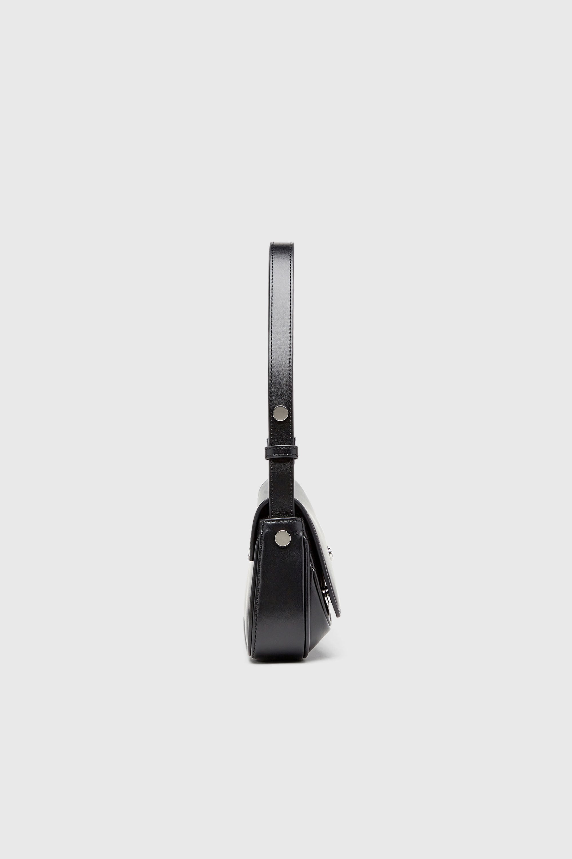 Diesel - PLAY CLUTCH, Play-Bolso de hombro de cuero semibrillante Mujer in Negro - 5