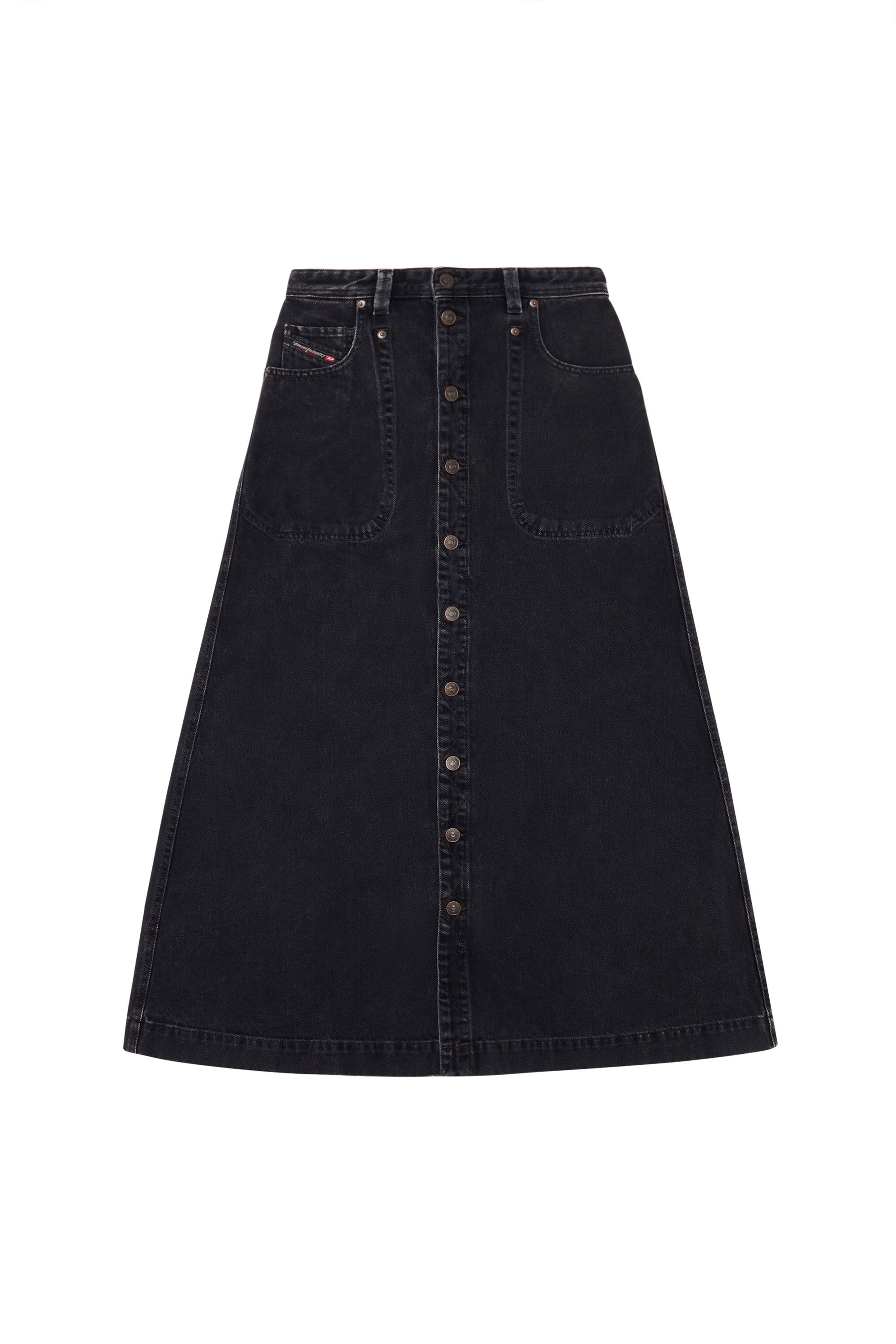 DE-ALBUS-L A-LINE LONG SKIRT, 