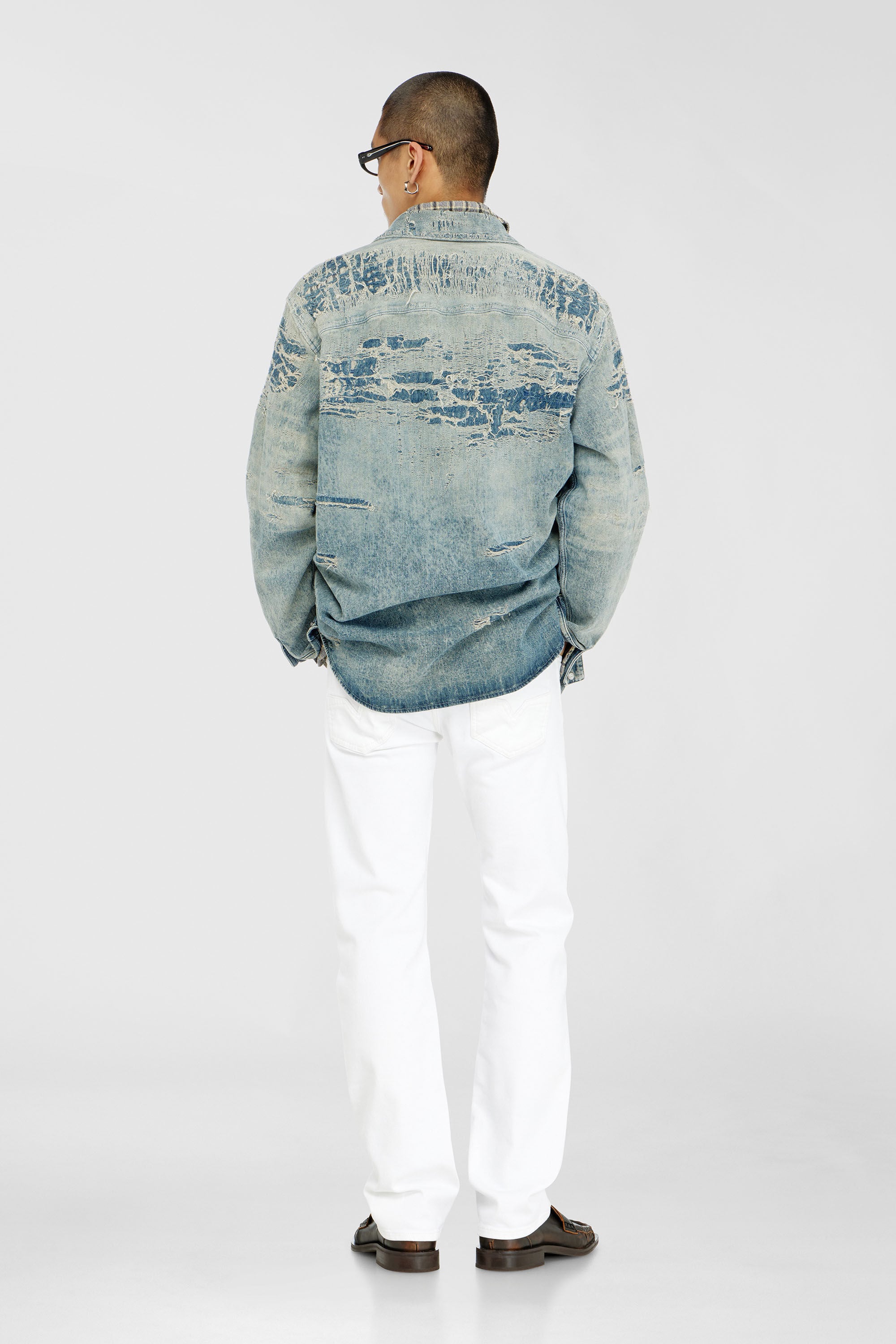 Diesel - Male's Regular Jeans 1985 Larkee 09K05, White - 3