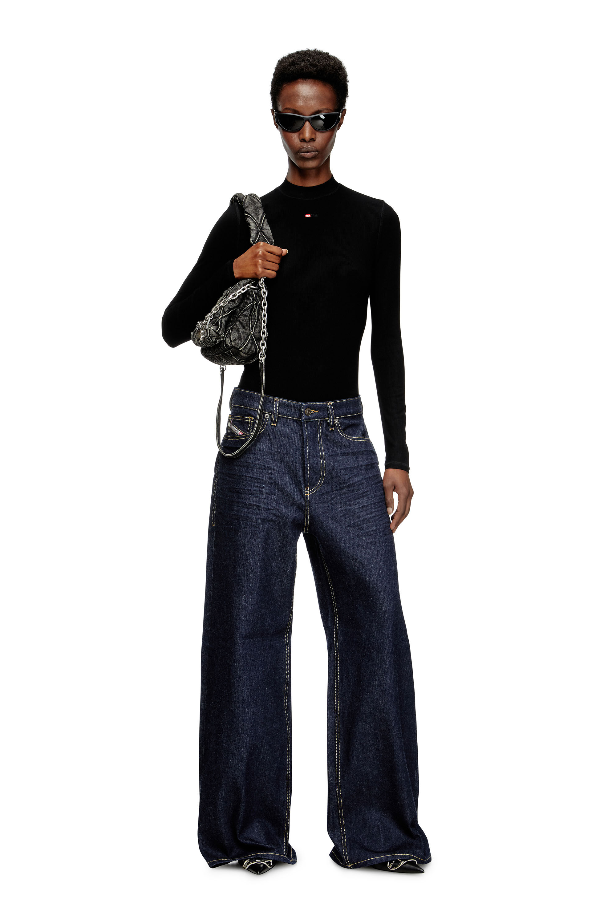 Women's Relaxed Jeans | Dark Blue | Diesel 1996 D-Sire