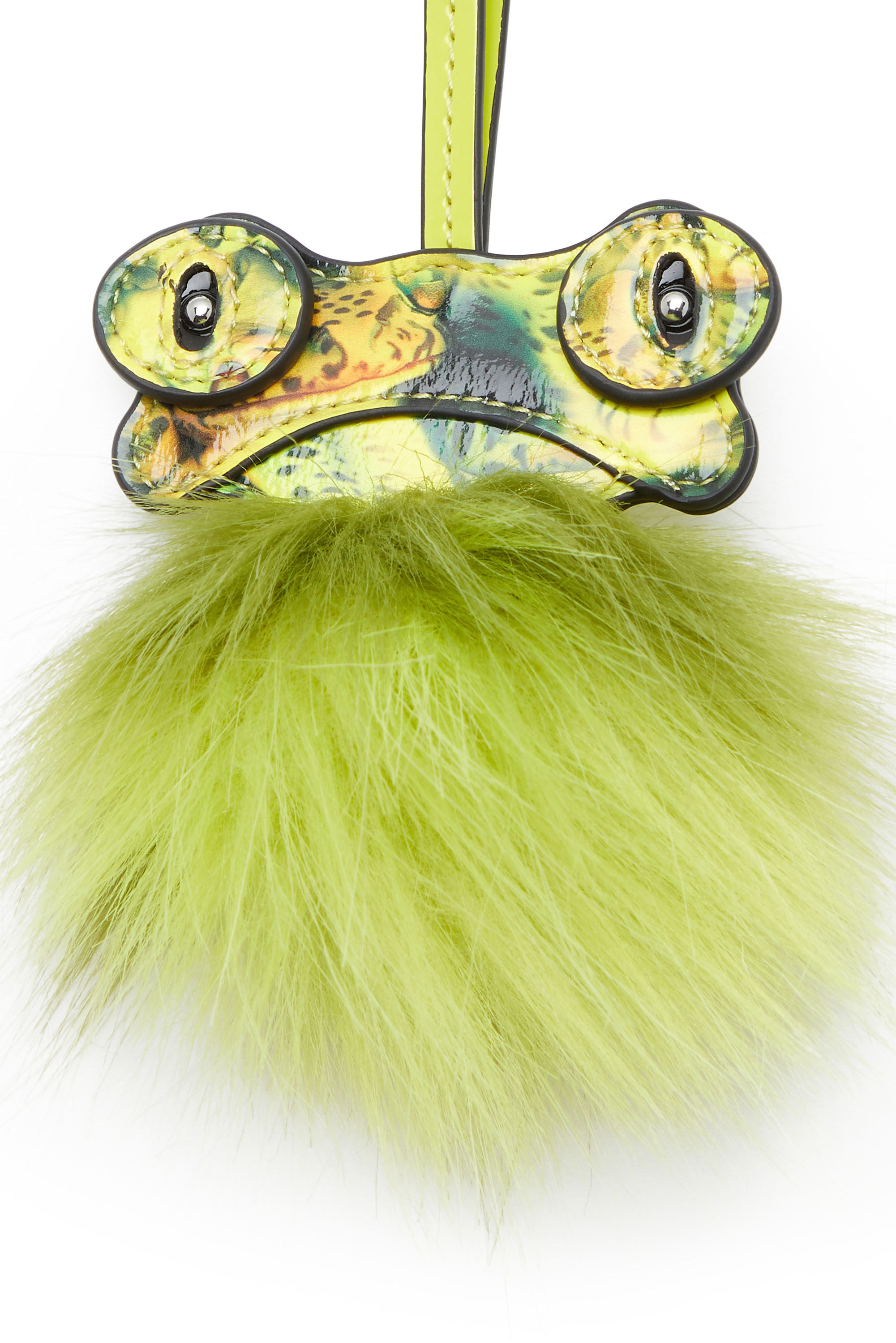 Women's Frog bag charm with fluffy tail | Green | Diesel