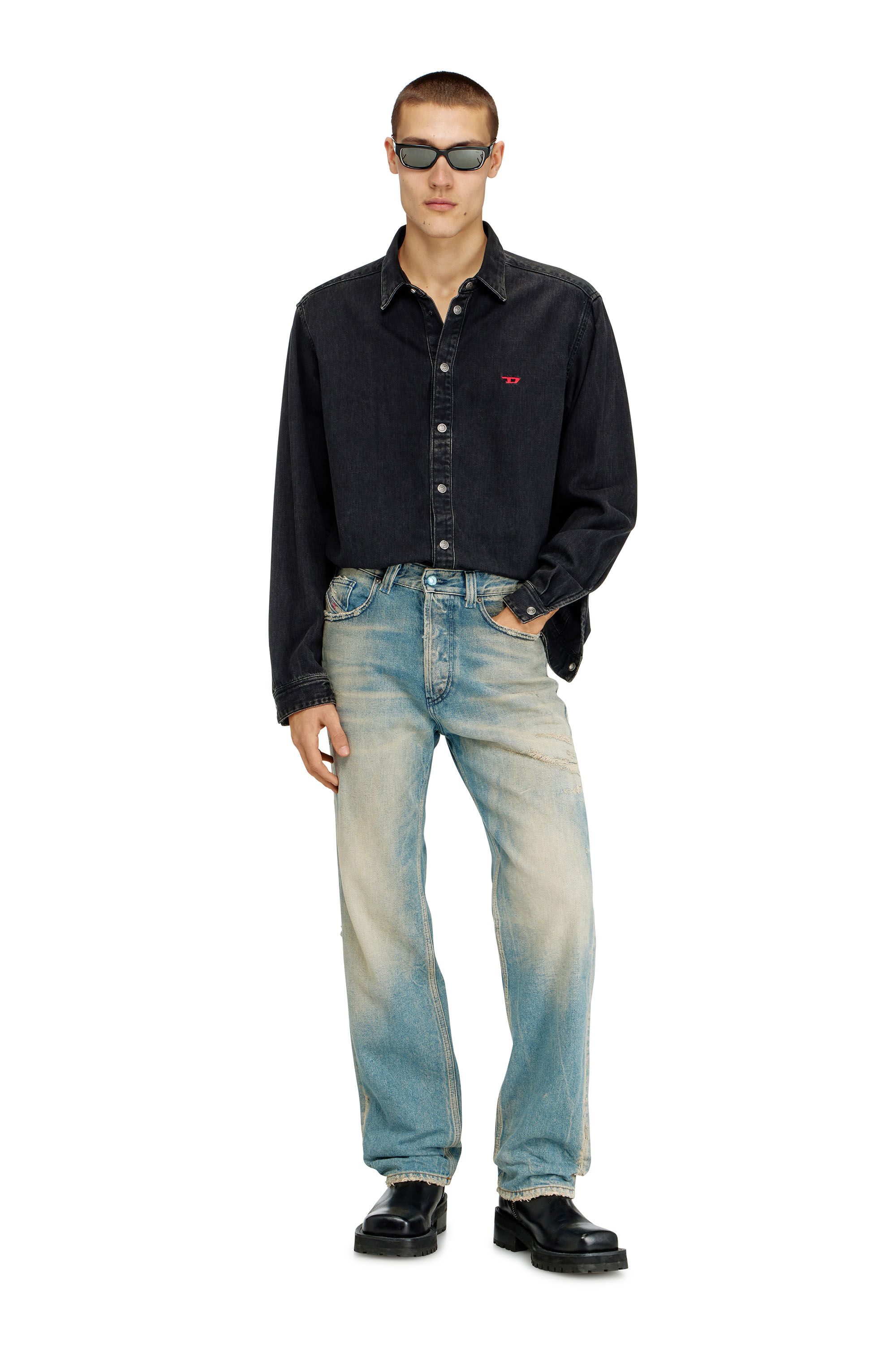 Men's Regular Jeans | Regular Waist 2024 D-MacsLight Blue | Diesel US