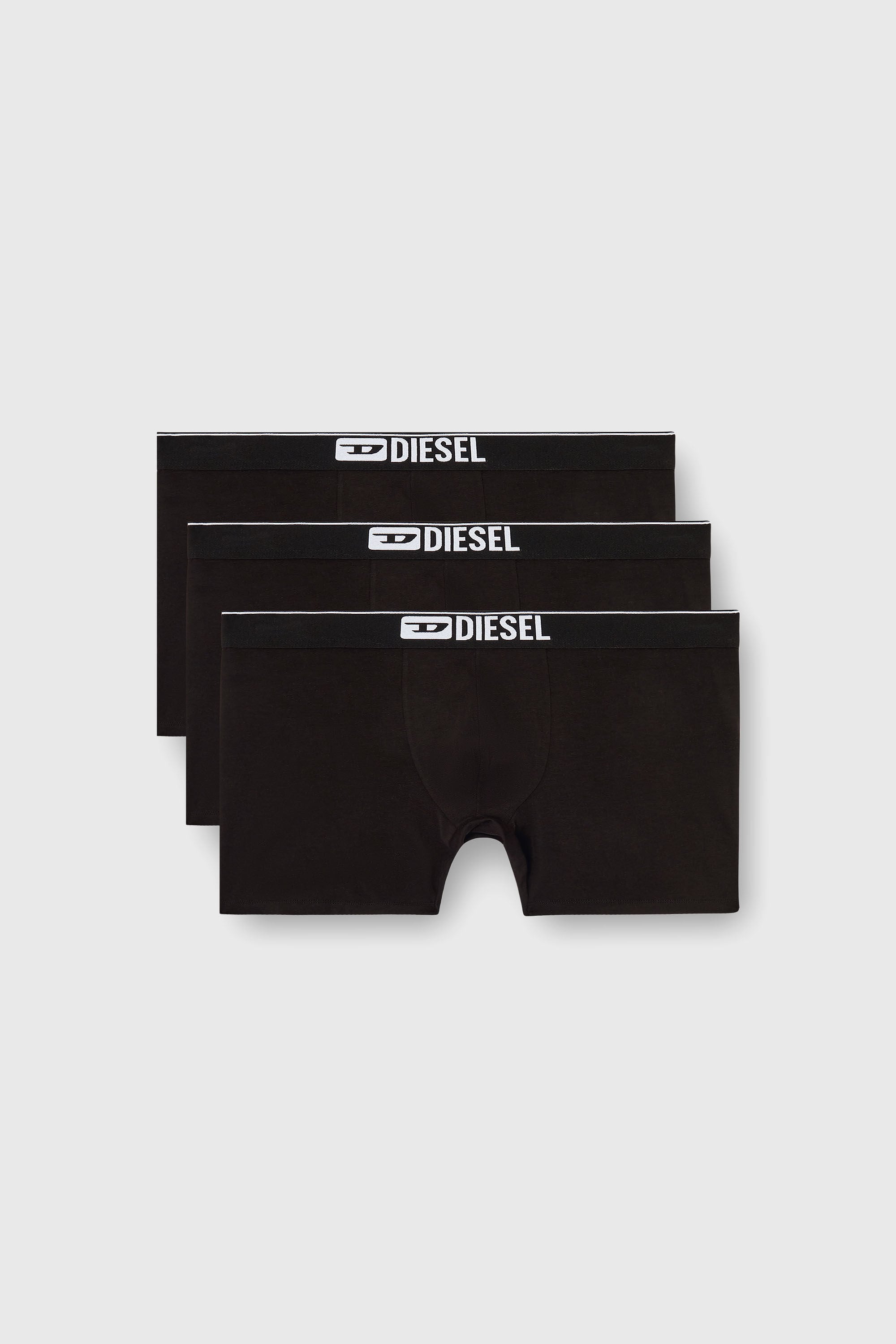 Diesel - MAX-3PACK, Paquete de tres b&oacute;xers ajustados de algod&oacute;n el&aacute;stico Hombre in Negro - 2