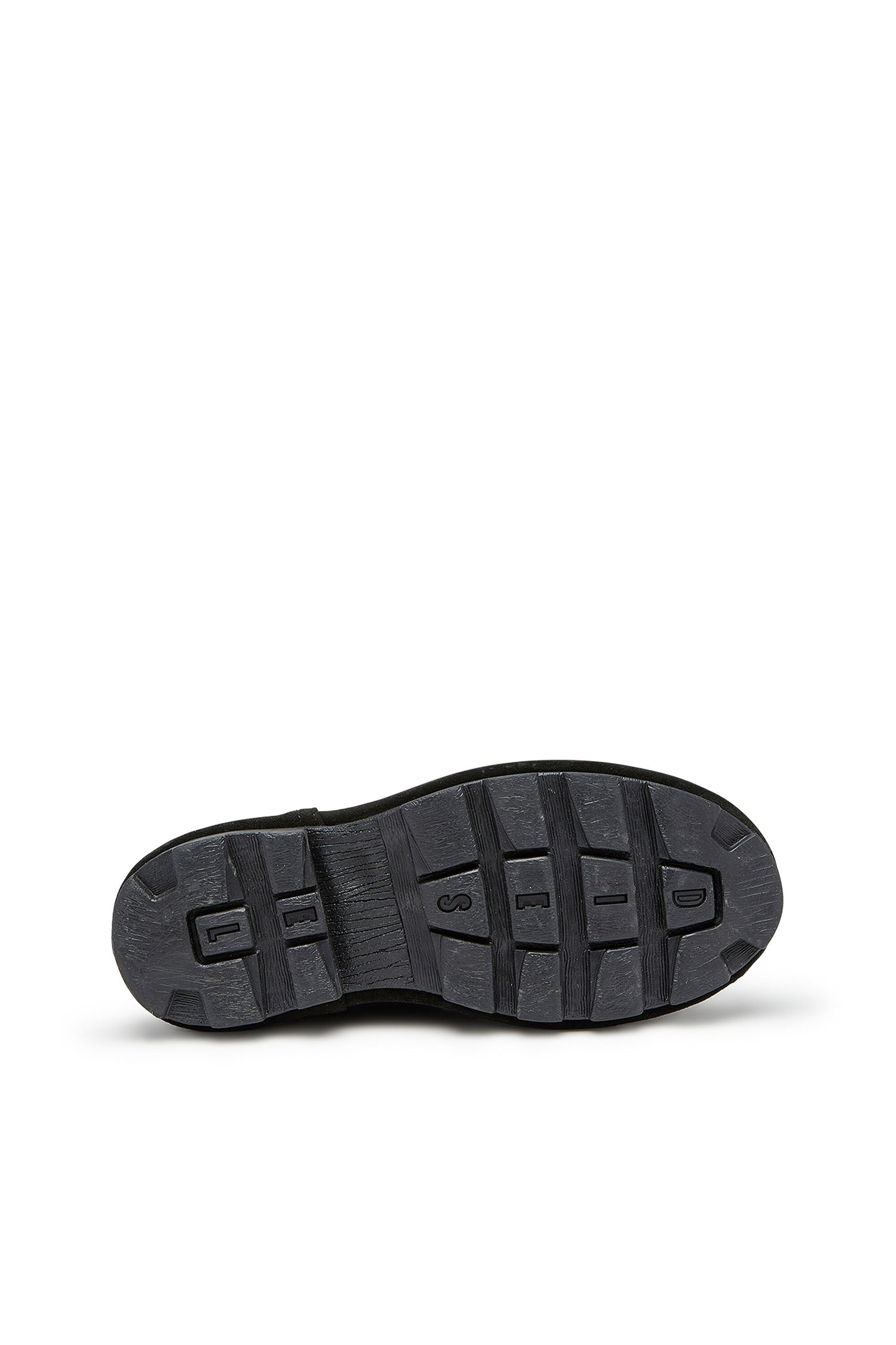 Diesel - D-HAMMER CH MD, Unisex's D-Hammer-Suede ankle boots with embossed logo in Black - 5