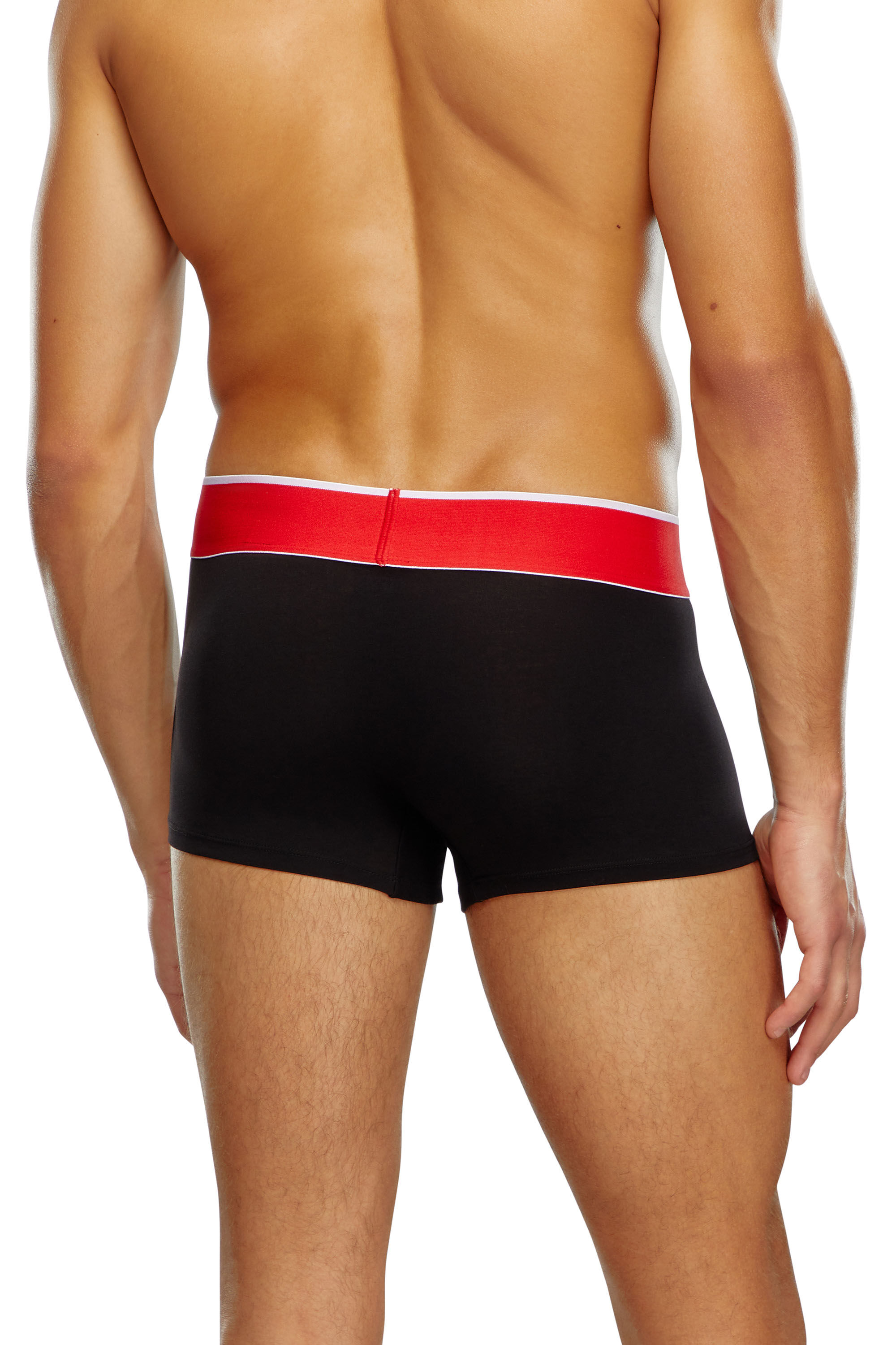 Diesel - UMBX-DAMIENTHREEPACK-XL, Man's Three-pack boxer briefs with XL logo in Red/Black - 2